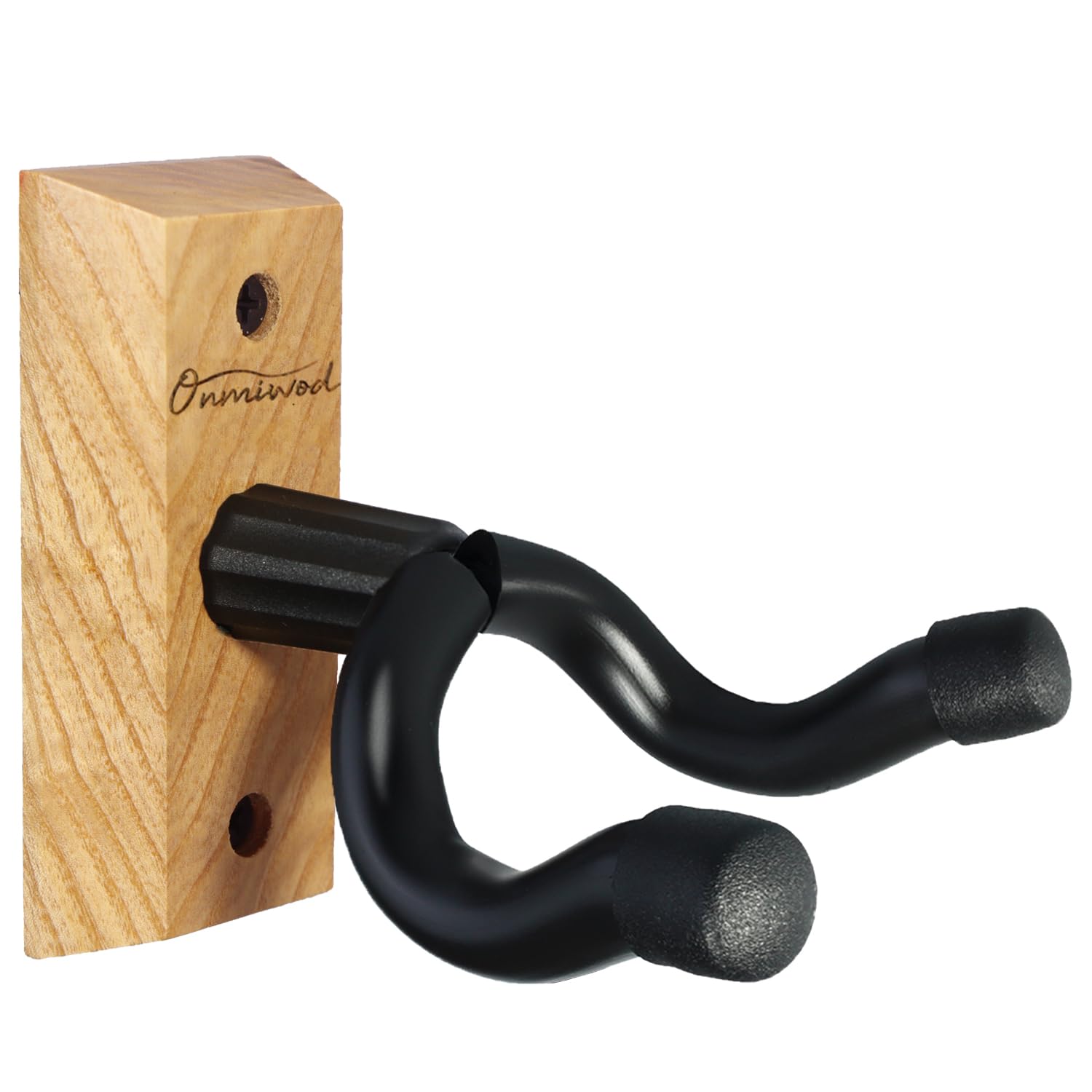 Onmiwod Guitar Wall Mount, Ash Hardwood Guitar Hanger, U-Shaped Guitar Wall Hanger Mount, Guitar Holder Hook Stand for Acoustic,