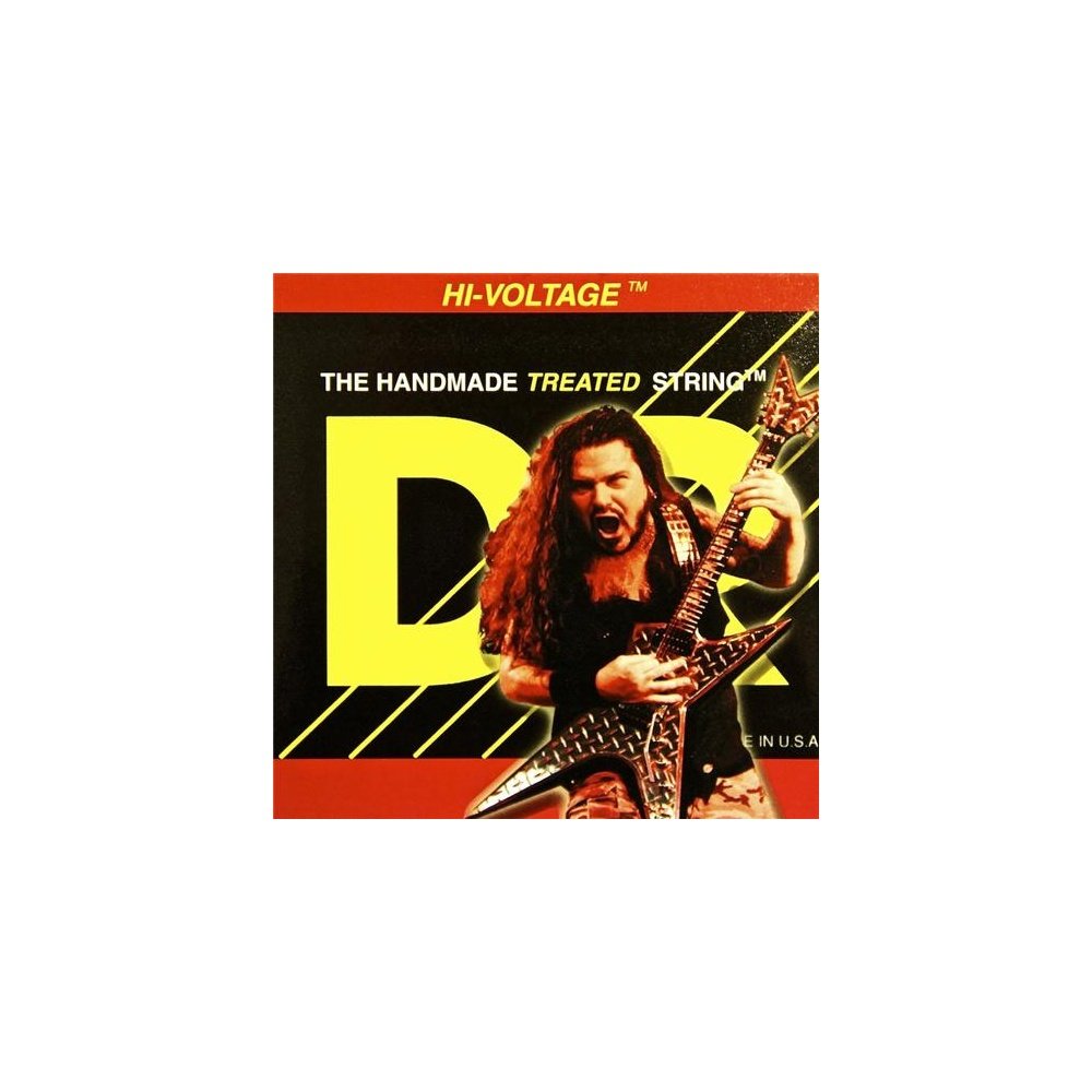 Dr Strings Electric Guitar Strings, Dimebag Darrell Signature, Treated Nickel-Plated, 9-50