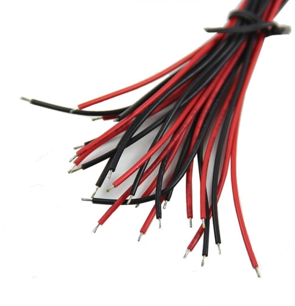 YQBOOM 12Pcs 27mm Piezo Discs with Leads Mic Drum Trigger Acoustic Pickup CBG Guitar