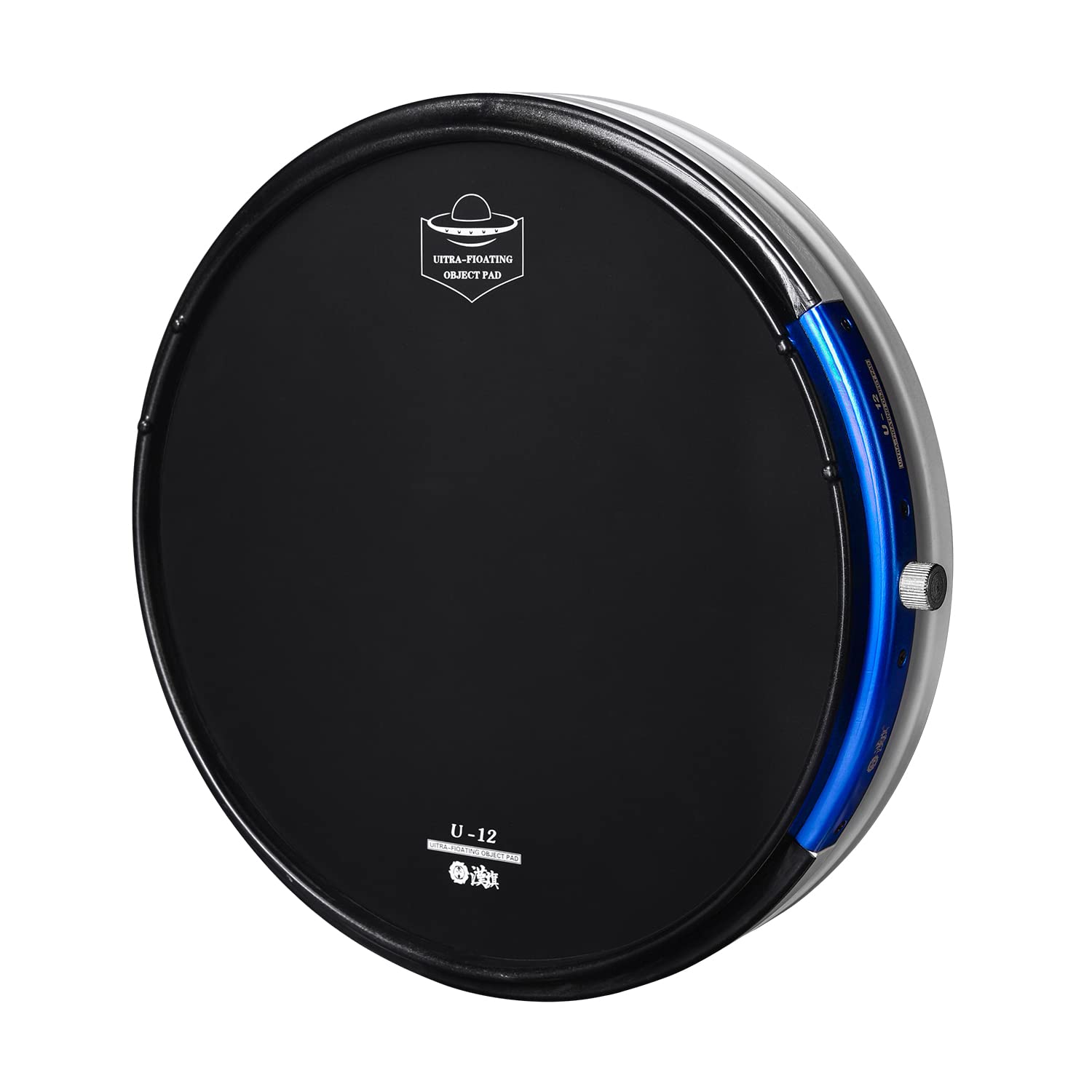 HUN U12 Tunable Marching Pad, 12 inch Marching Pad, 12 inch Snare Drum Pad with Bag, Double sided drum pad, Snare Sound Drum Pad