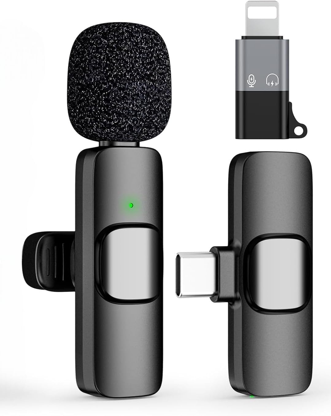 Skycell Wireless Bluetooth Collar Mic For Youtubers  Ideal Microphone For Mobile Youtube Channels, Wireless Mic For Vlogging, An