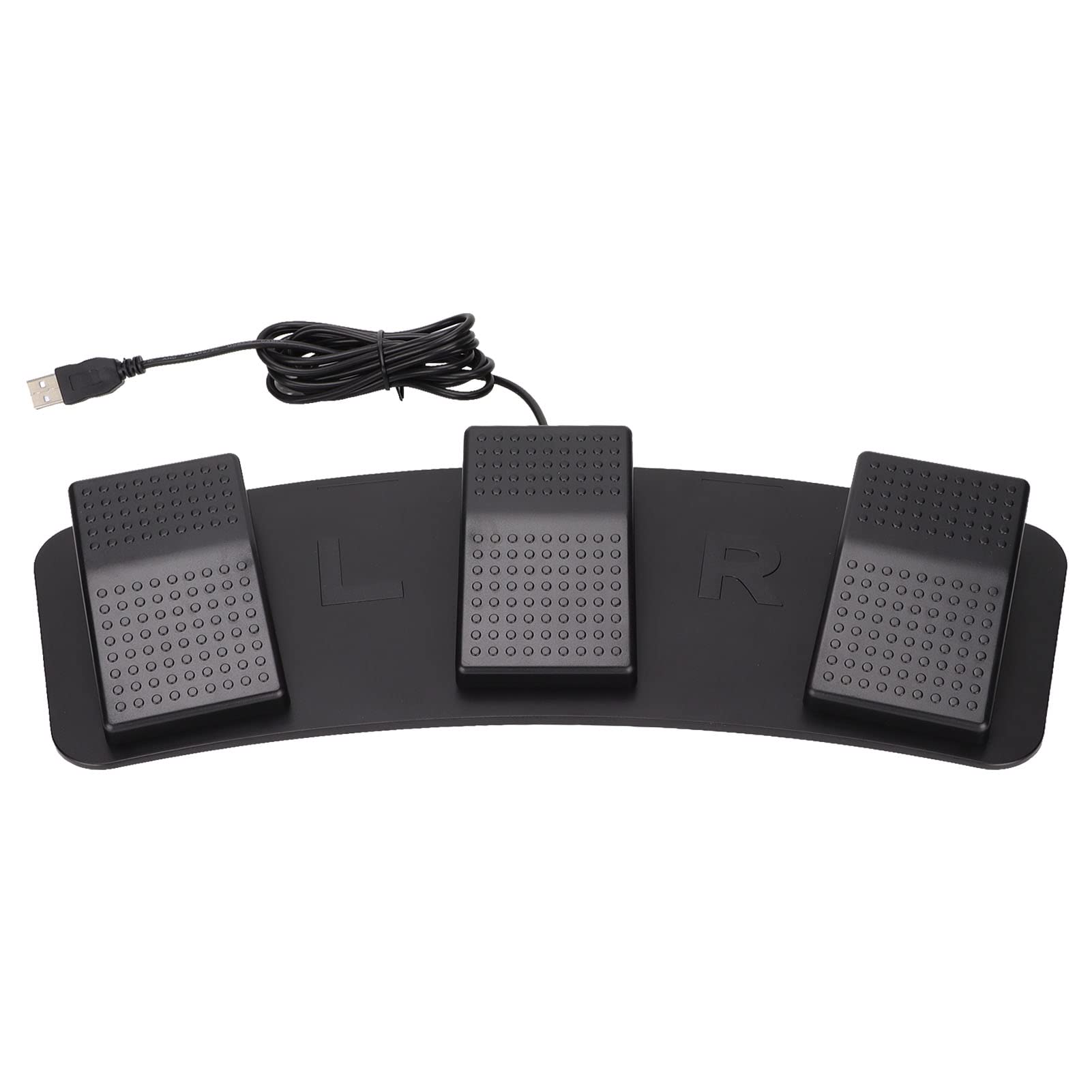 Flexman Usb Triple Foot Switch Pedal, 3 Key Programmable Ergonomic Footswitch Program Customized Computer Keyboard For Playing G