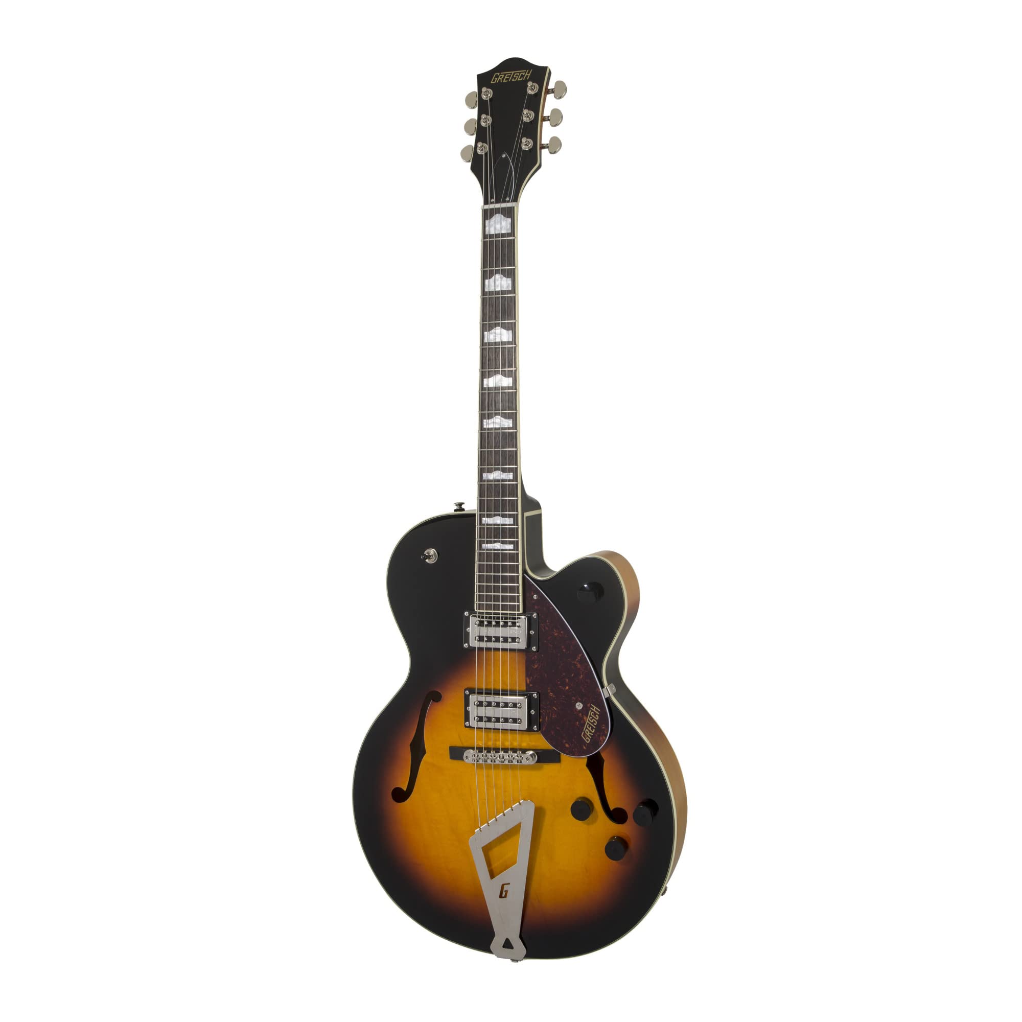 Gretsch G2420 Streamliner Hollow Body 6-String Electric Guitar with Chromatic II Tailpiece, Broad'Tron Pickups, and Laurel Finge