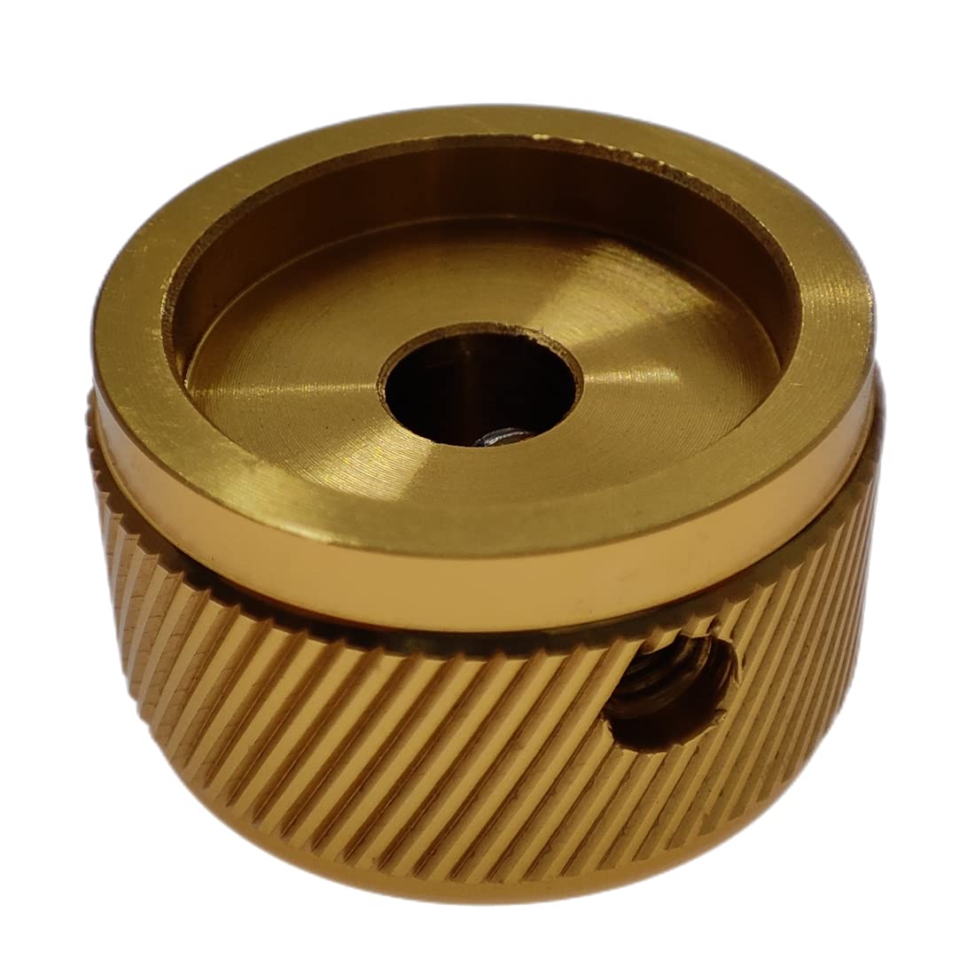 Szliyands 2 Pack Aluminum Rotary Electronic Control Potentiometer Knob ,for 0.23'' Diameter Shaft, 0.98'' Dia, 0.61'' H, Guitar