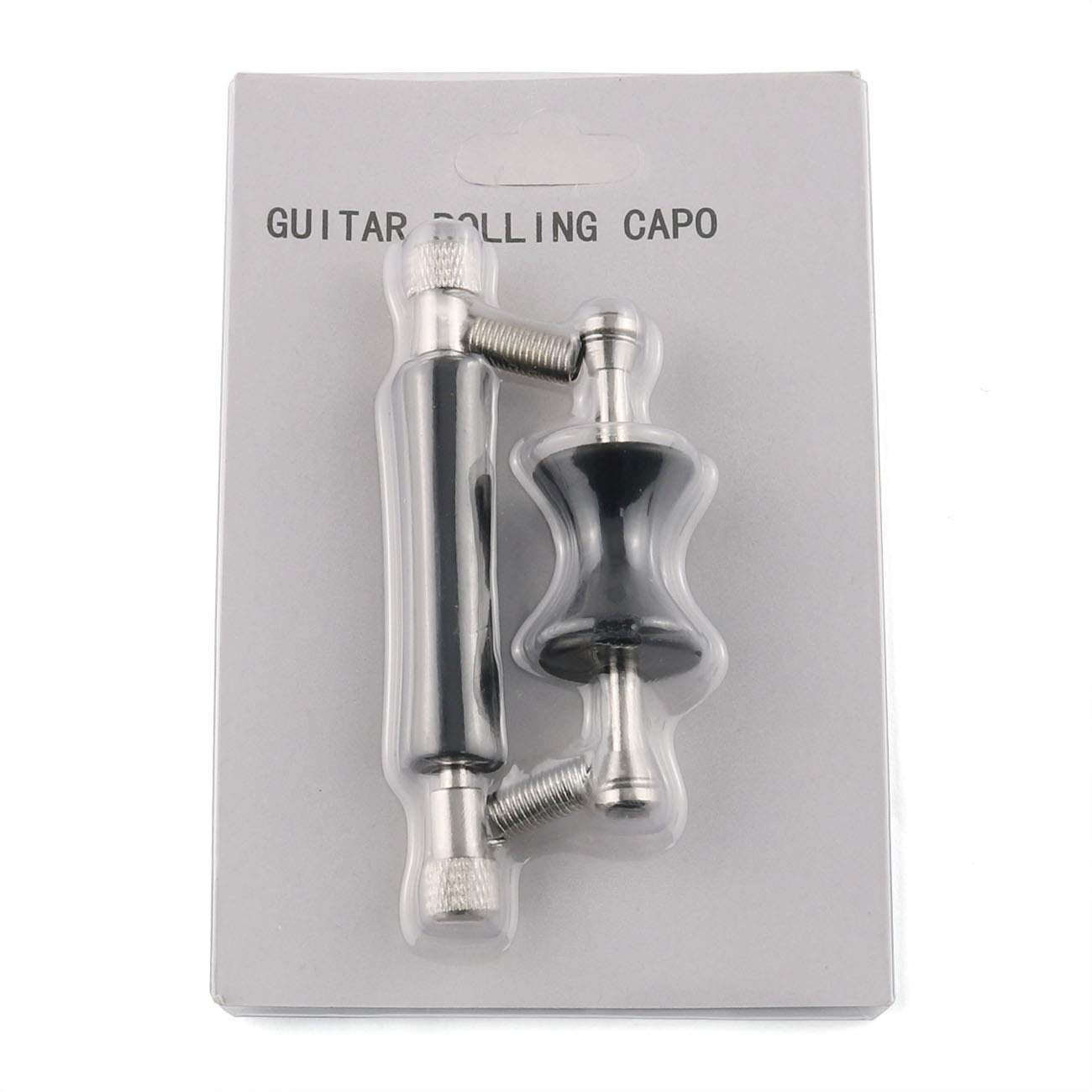 LRONG Guitar Rolling Capo Sliding Capo Adjustable Capo for Tuning Tone of String Instruments for Electric Guitar and Acoustic Gu