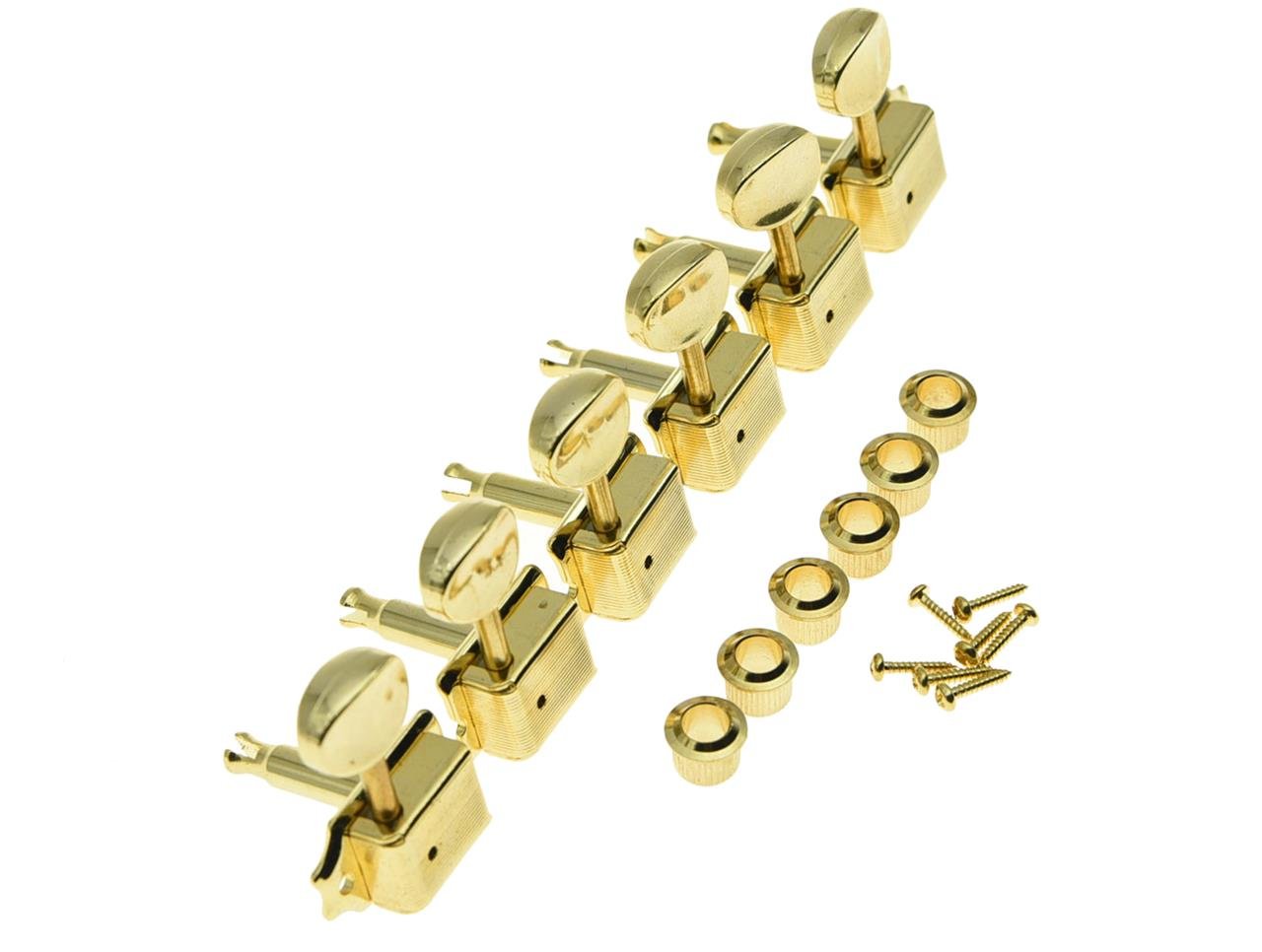 Dopro Gold Split Shaft Vintage Guitar Tuning Keys Pegs Guitar Tuners Machine Heads for Strat Tele