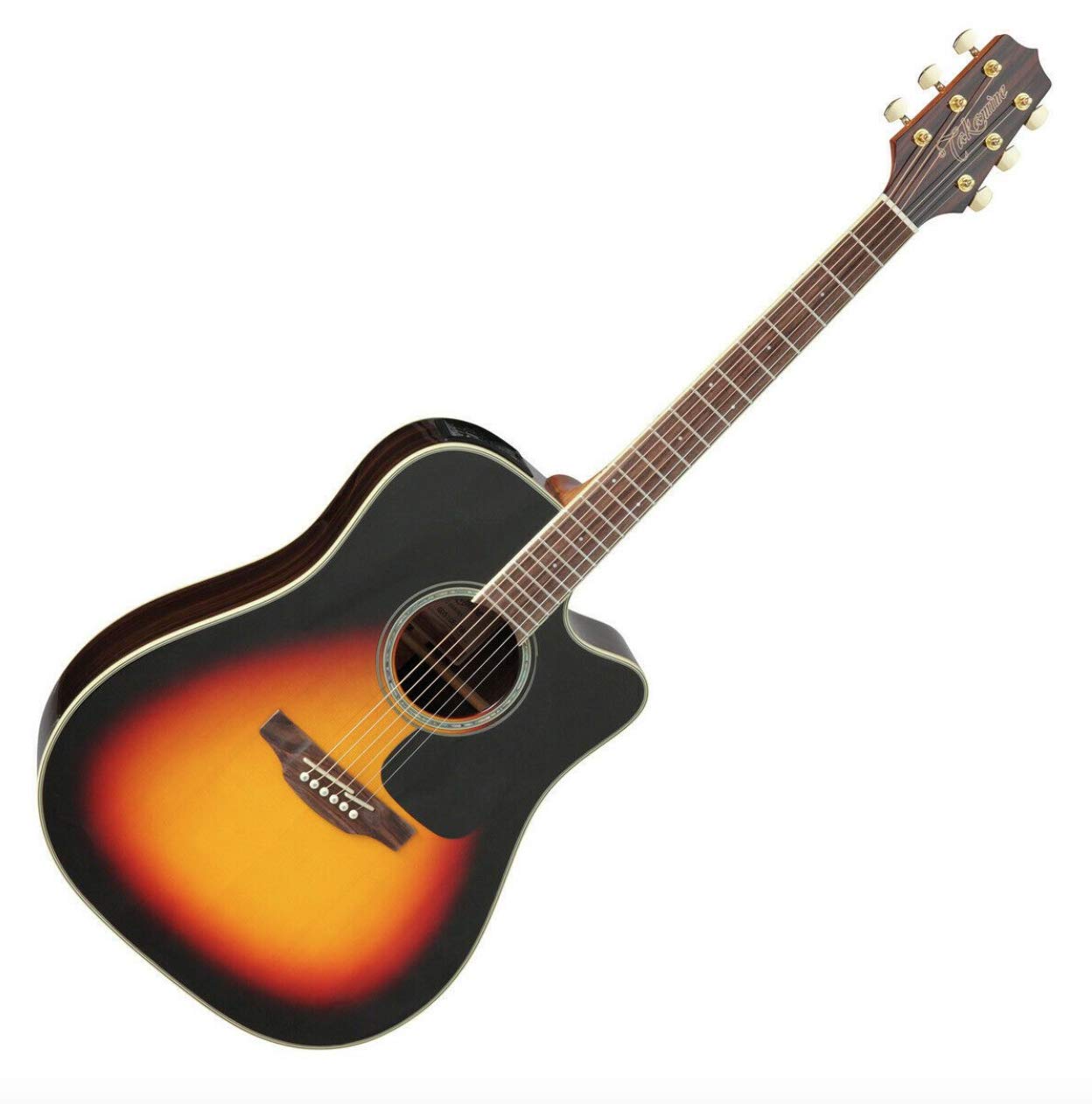 Takamine GD51CE-BSB Dreadnought Cutaway Acoustic-Electric Guitar, Sunburst
