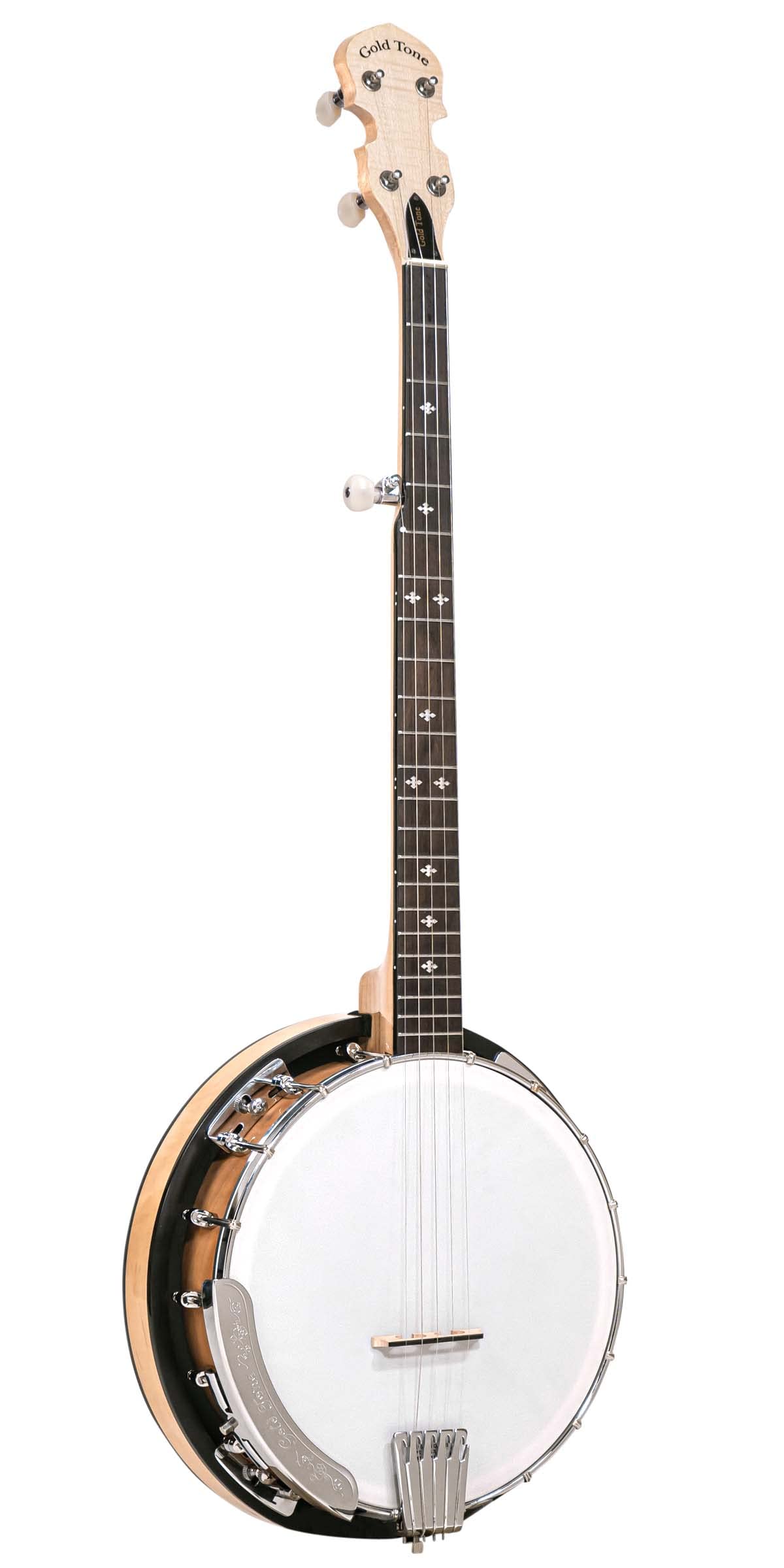 Gold Tone CC-100RW Cripple Creek Wide Neck Banjo with Maple Resonator and Bag