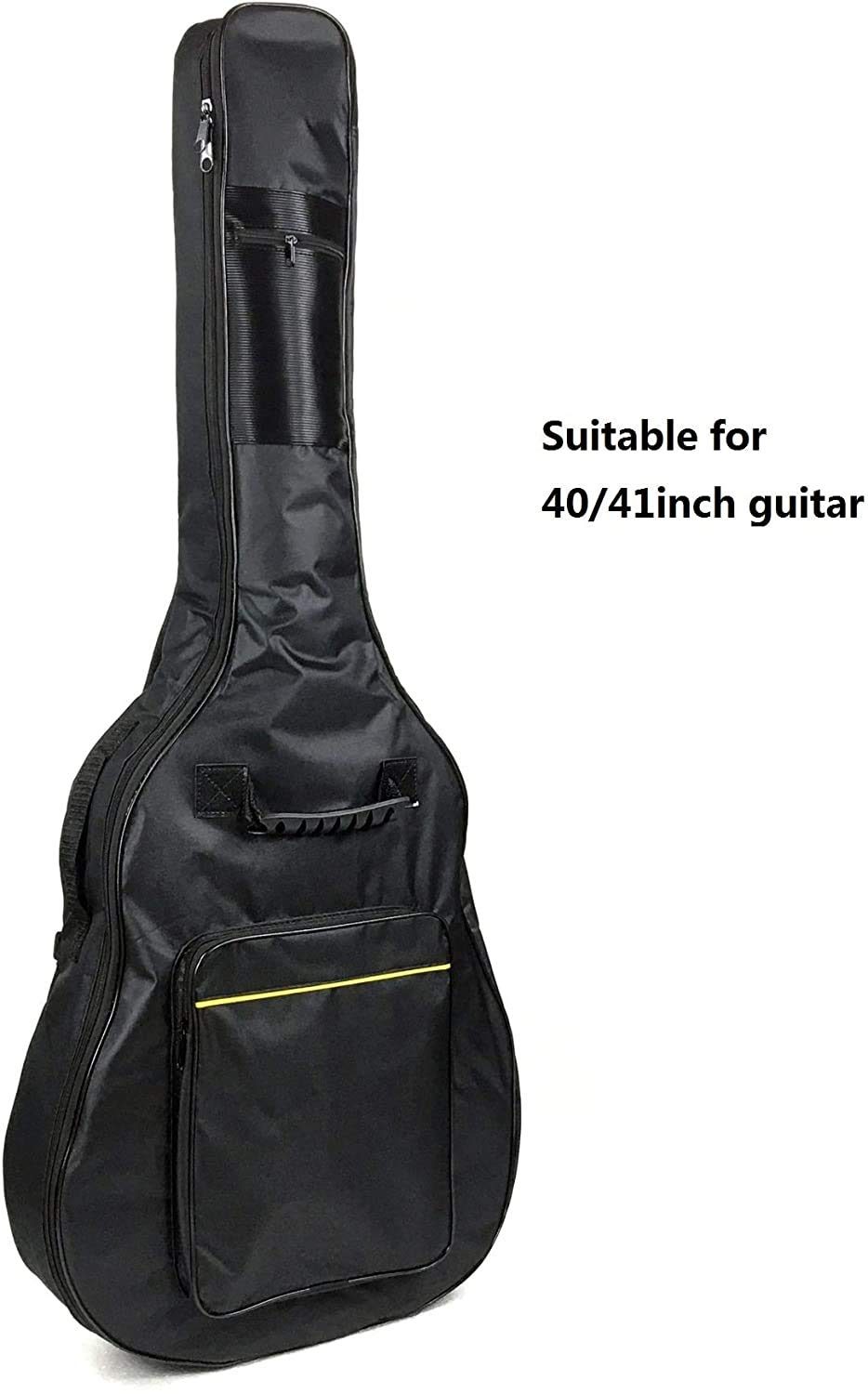 Sure Luxury Sure Luxury 41 Inch Acoustic Guitar Soft Case Gig Bag Backpack - Black