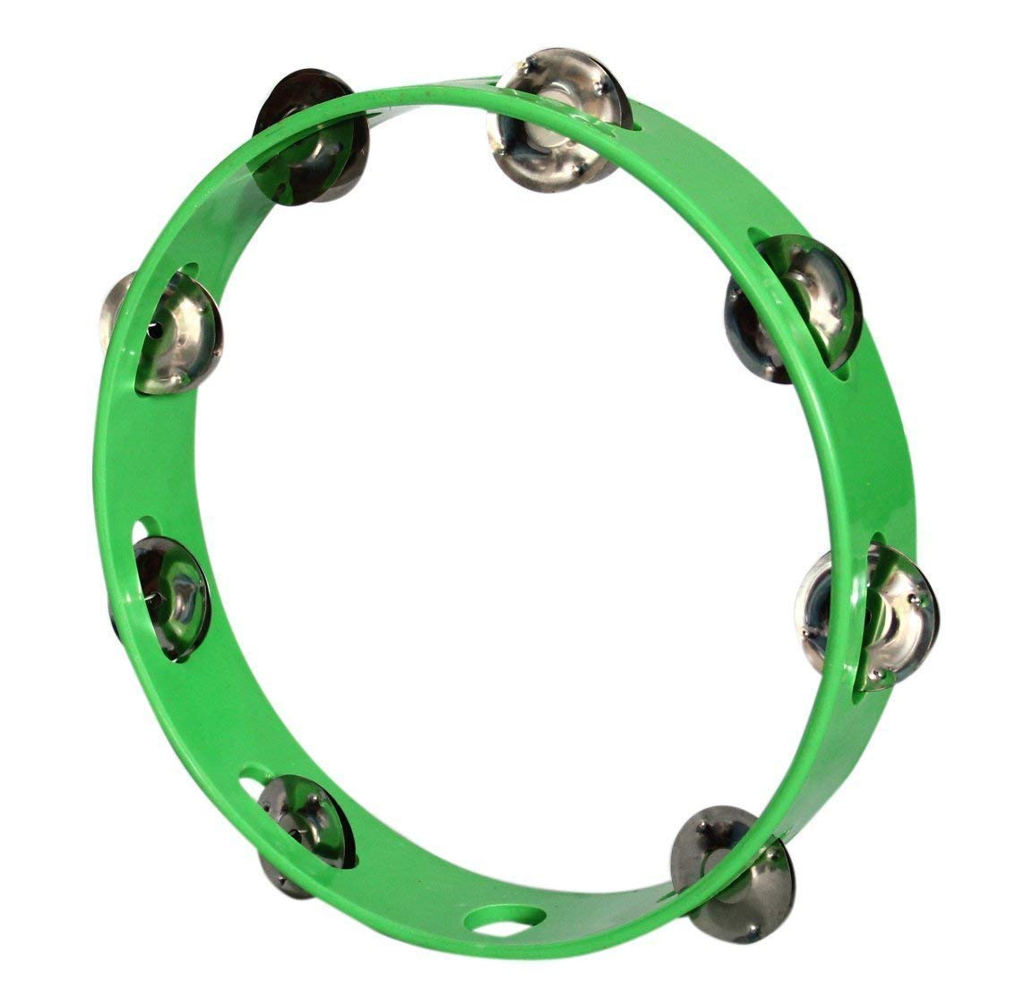 Khanjari Tambourine Hand Percussion Musical Instrument (Green)
