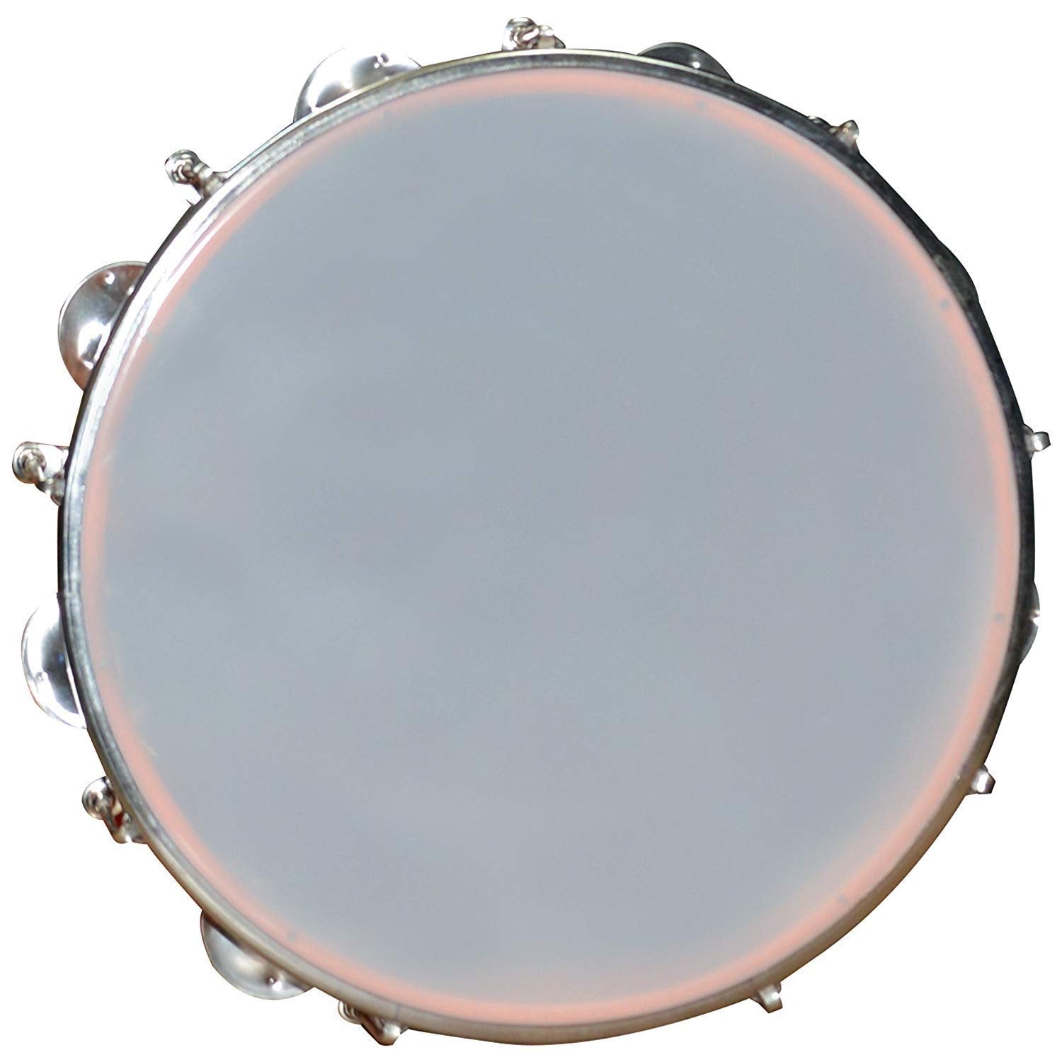 SmSai Musicals Tambourine Hand Percussion Musical Instrument Fitting Skin Multicolour
