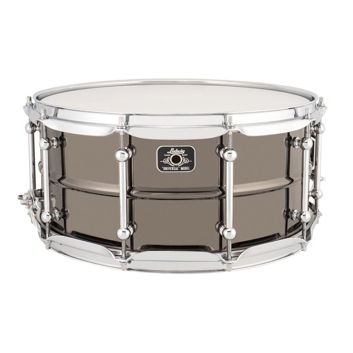 Ludwig 6.5 x 14 Universal Brass Snare Drum, Chrome Hardware (LU6514C)