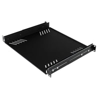 Penn Elcom Sliding Rack Tray R1290/1U 1U 15 Inch Deep Alloy Steel Blac ...