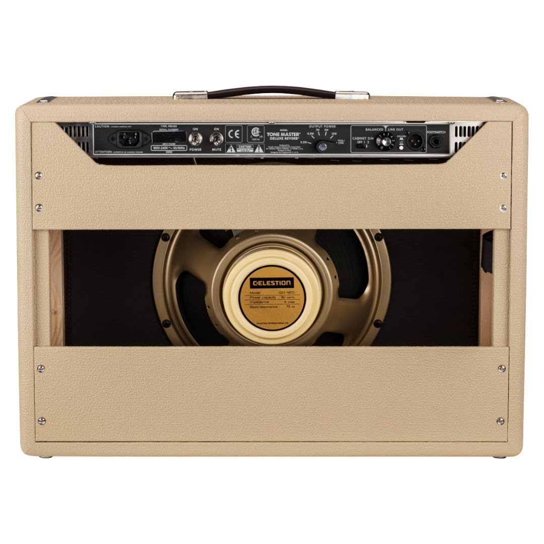 Fender Tone Master Deluxe Reverb Guitar Amplifier, Blonde