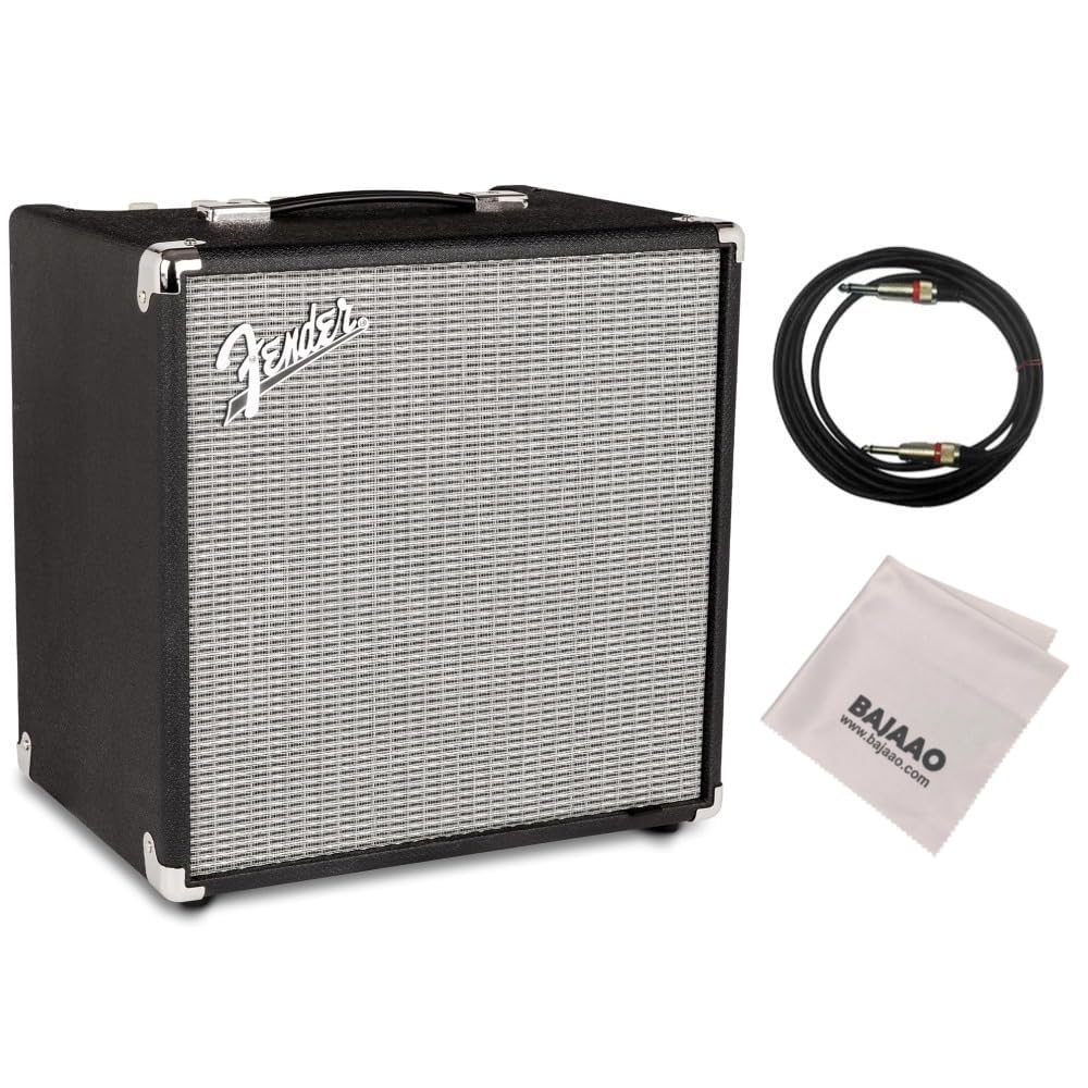 Fender Rumble 40 Watt Bass Combo Amplifier with Cable & Polishing Cloth