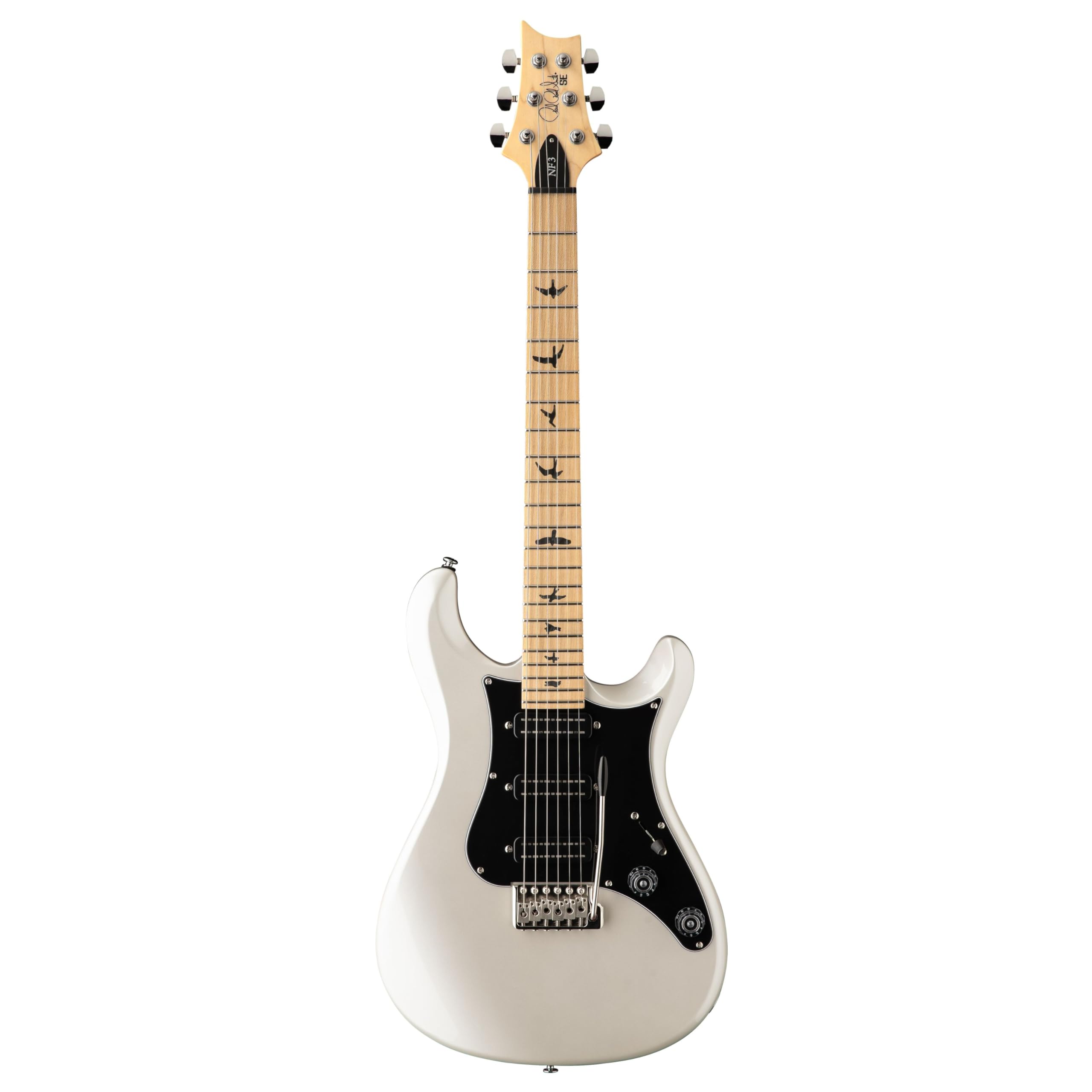 PRS SE NF3 Maple Fretboard, Pearl White with Gig Bag