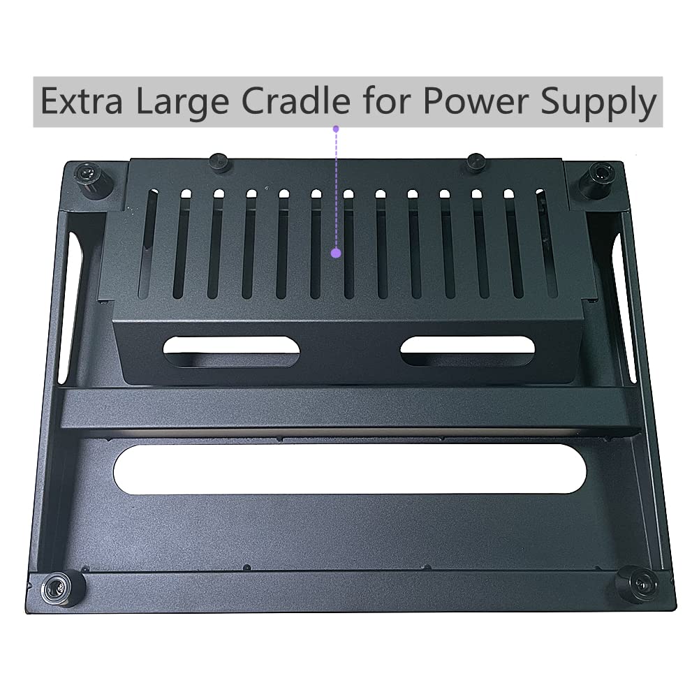 SOYAN 14'' x 10.6'' Guitar Pedal Board with Power Supply Cradle, Carry Bag Included (SPB-14S)