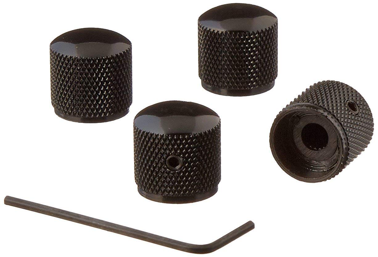WingPower 4pcs Electric Guitar Knobs, Bass Knobs, Dome Knob Volume Tone, Metal Volume Tone, Guitar Speed Control Knobs for Elect