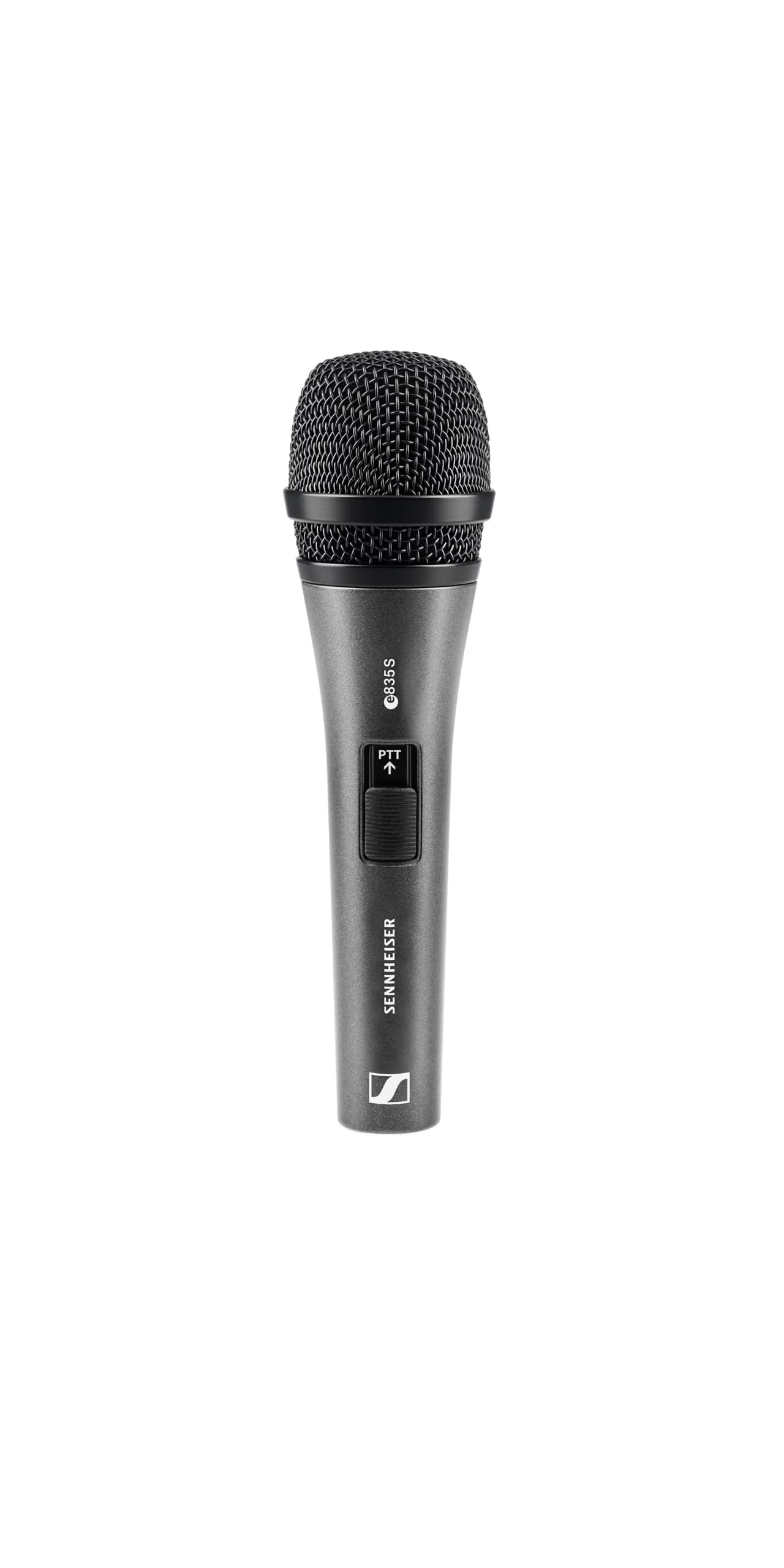 Sennheiser E835-S-Ptt Dynamic Cardioid Wired Microphone With Push-To-Talk For Talkback, Studio & Live Sound
