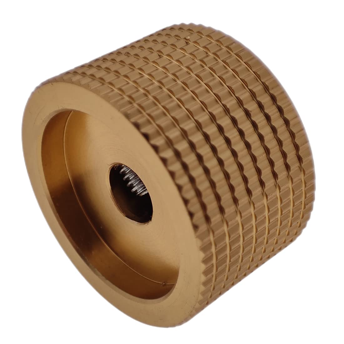 Szliyands 5 Pack Aluminum Rotary Electronic Control Potentiometer Knob,for 0.23 ' ' Diameter Shaft, 0.98 ' ' Dia, 0.61 ' ' H, Gu