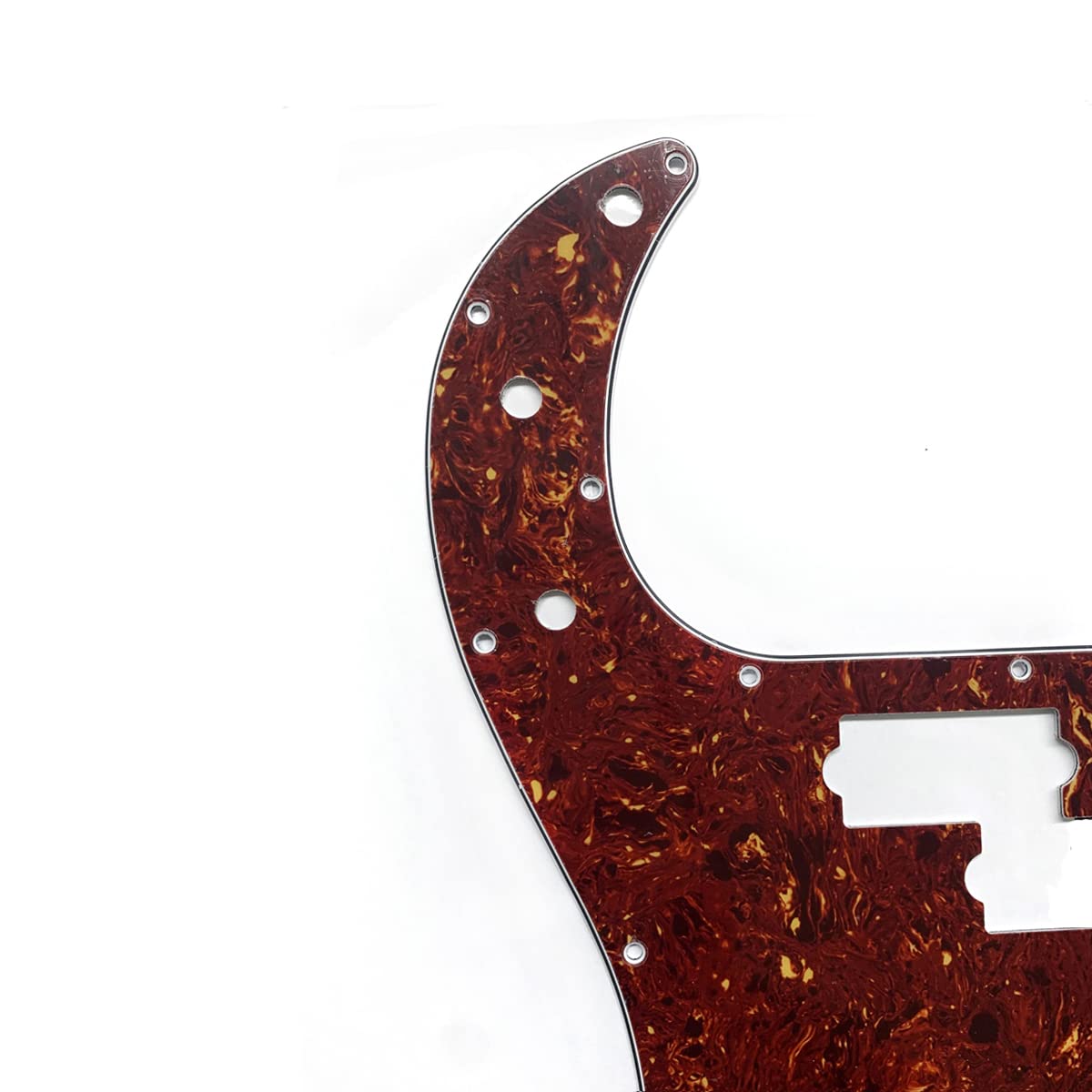 Dopro 13 Hole Precision Bass Pickguard PB P Bass Scratch Plate Fits USA/Mexican FD Precision Bass Vintage Tortoise