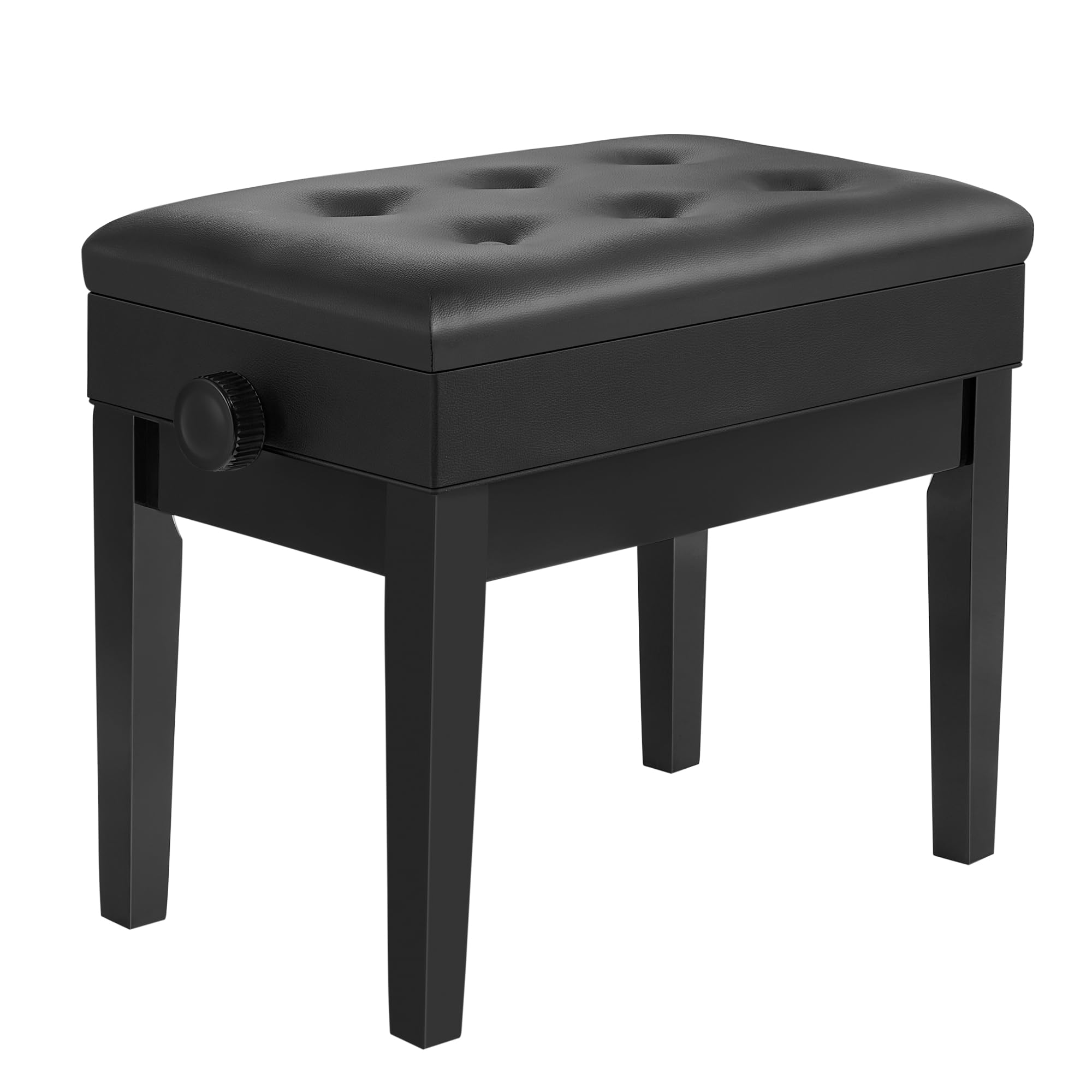 Music Studio Stool SONGMICS Adjustable Piano Bench Stool with Sheet Music Storage ULPB57H ...
