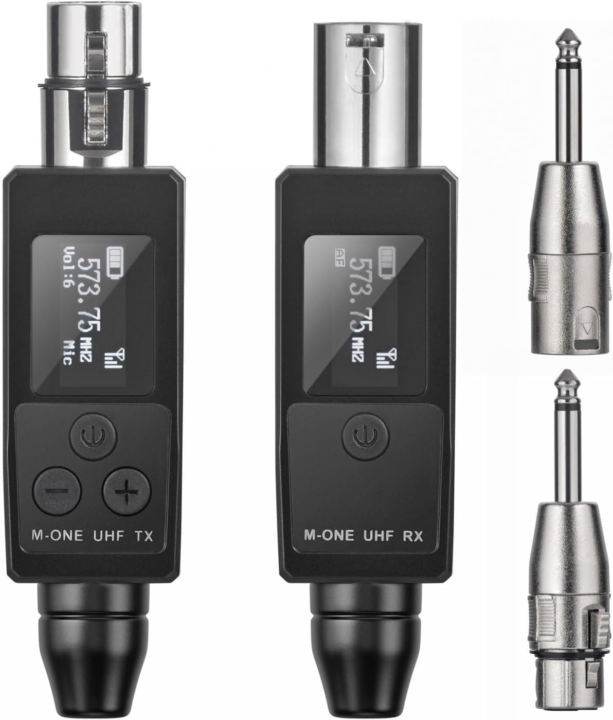 Kh Wireless Mic System - Xlr Transmitter & Receiver For Dynamic Mic, Audio Mixer, Pa System & Dslr Camera