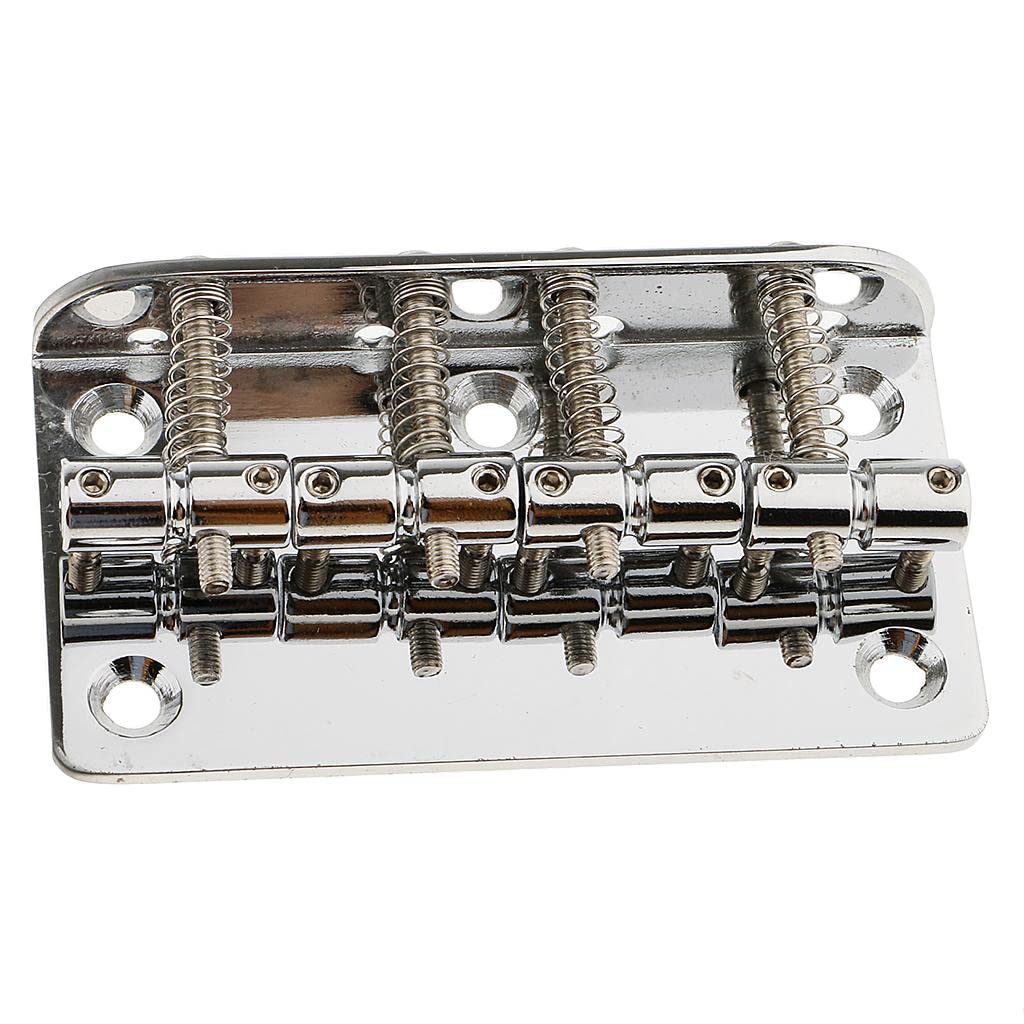 bnfGuitar Bass 4 Saddle Bridge Hardtail for 4 Strings Electric Bass Instruments|Musical Instruments & Gear | Guitars & Basses |1