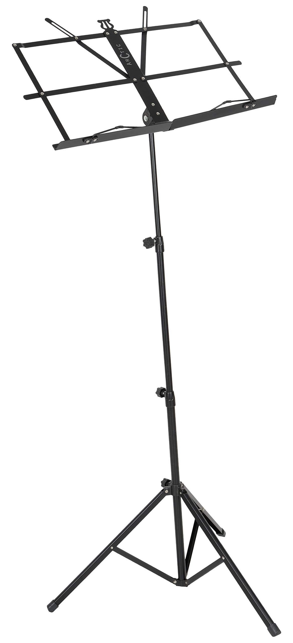 Arctic Adjustable Orchestra Conductor Musical Notation Lyrics Stand With Carrying Bag, Light Weight For Travel