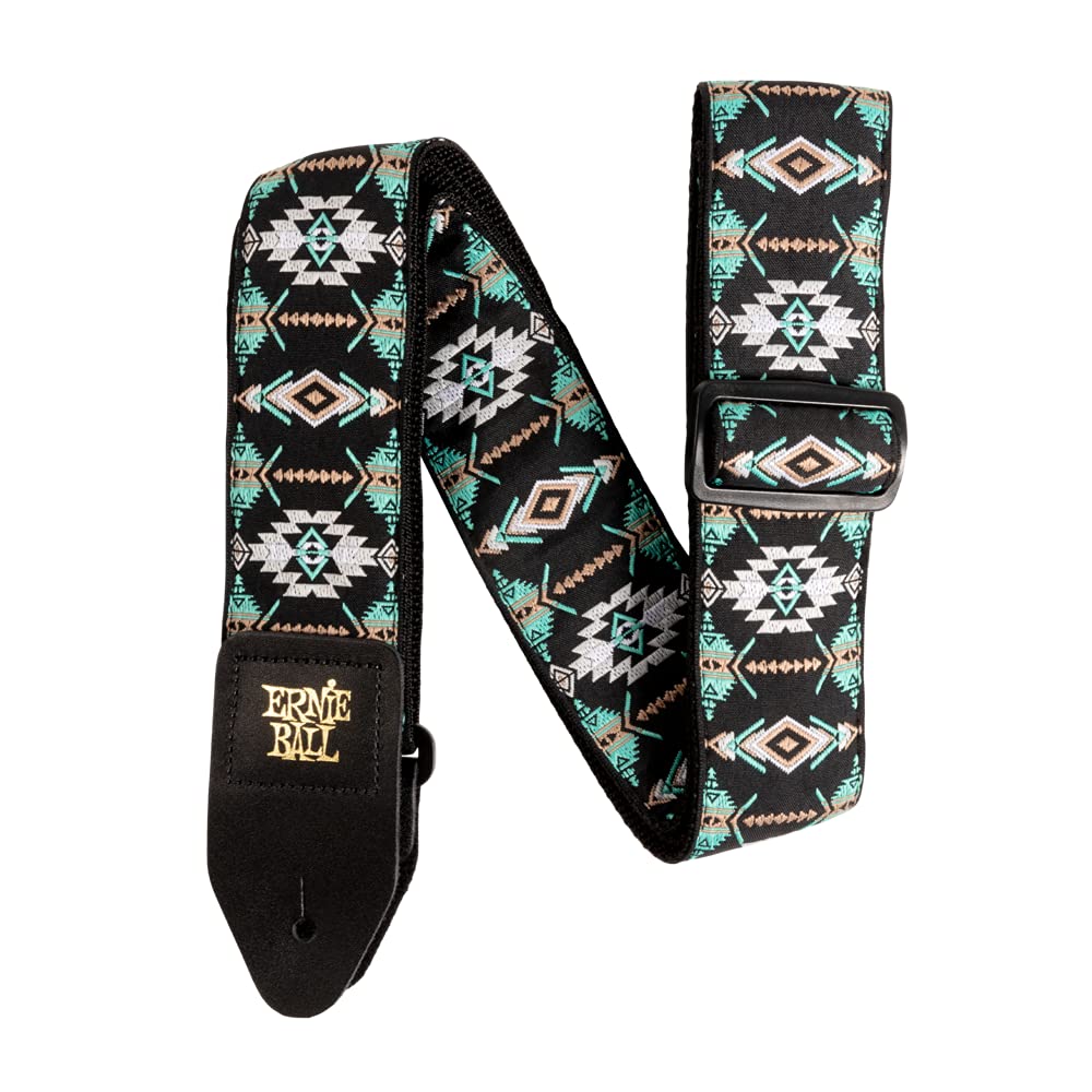 Ernie Ball Jacquard Guitar Strap, Southwestern Turquoise (P05325)