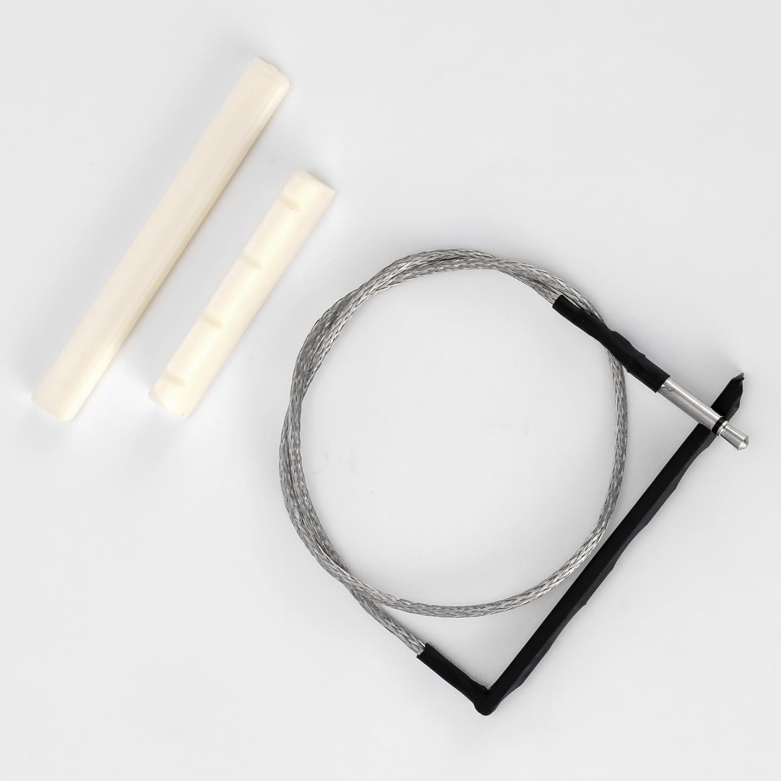 Rosewood Bridge Piezo Bridge Saddle Nut for Ukulele 4 String Guitar