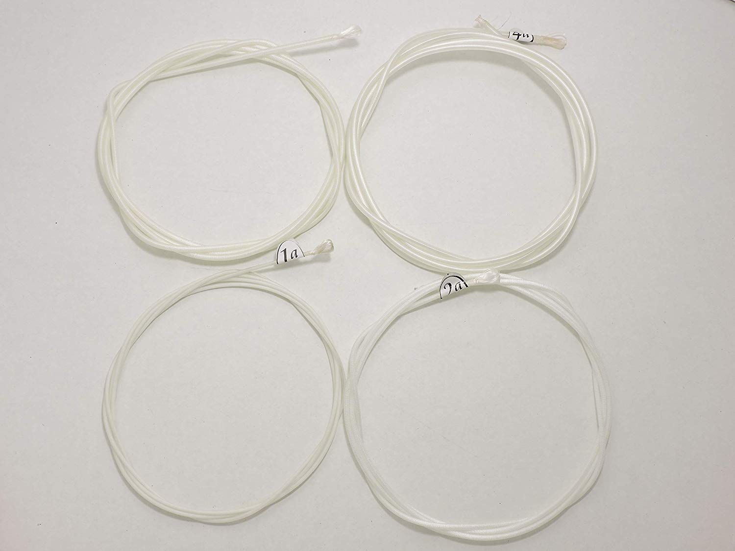 Contrabajo Tololoche Double Bass Strings, Selene (Full Set, 4 Strings), Cuerdas para Contrabajo/Tololoche (White)