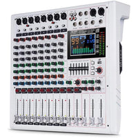 Yamnweo 8-Channel Mixer USB Bluetooth DSP Effects LCD Screen – Emusicmart