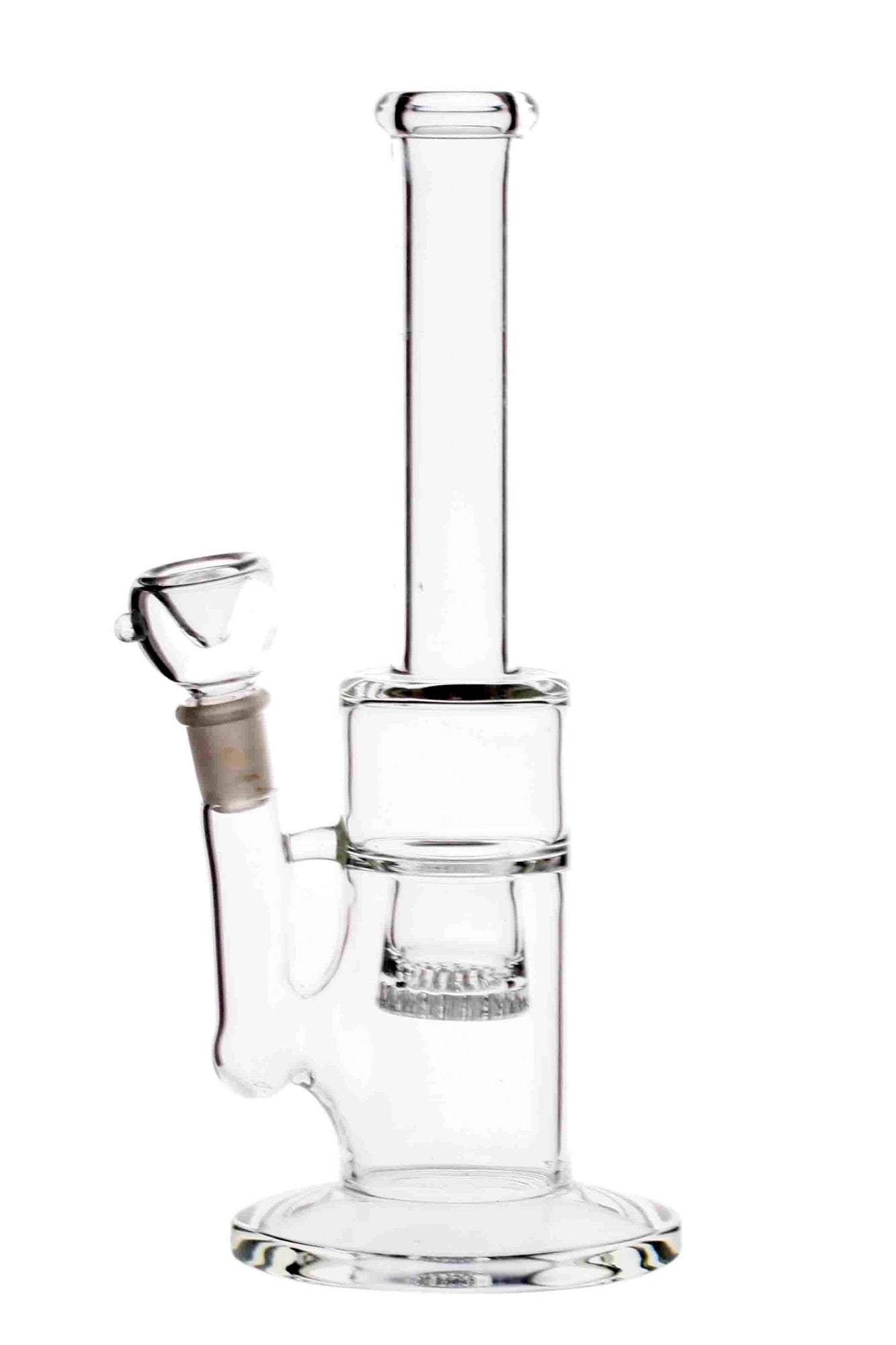Metier Bong 10 Inch Glass Honeycomb Waterpipe Bongsmoke Height 25Cm Color Clear Pack Of 1