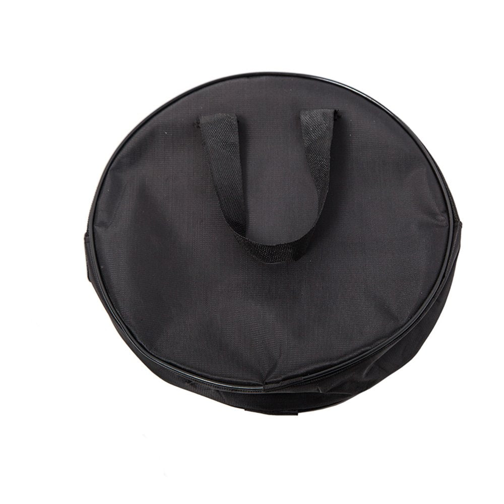 Paititi 8 Inch Round Practice Drum Pad Portable Bag Black Color