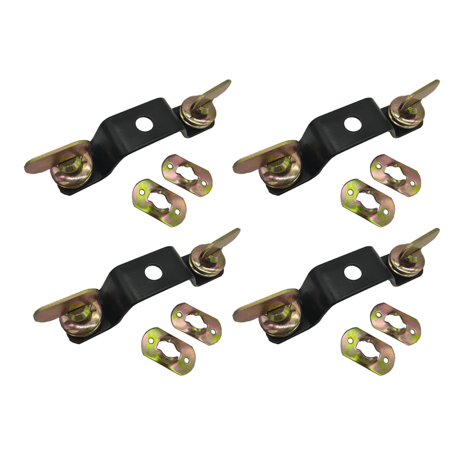 M9LZY Moving Head Light Bridge Connector Truss Clamp Bracket, Quick Lock, 12 mm Aperture Diameter, 220 lb Load Capacity 4 Pack