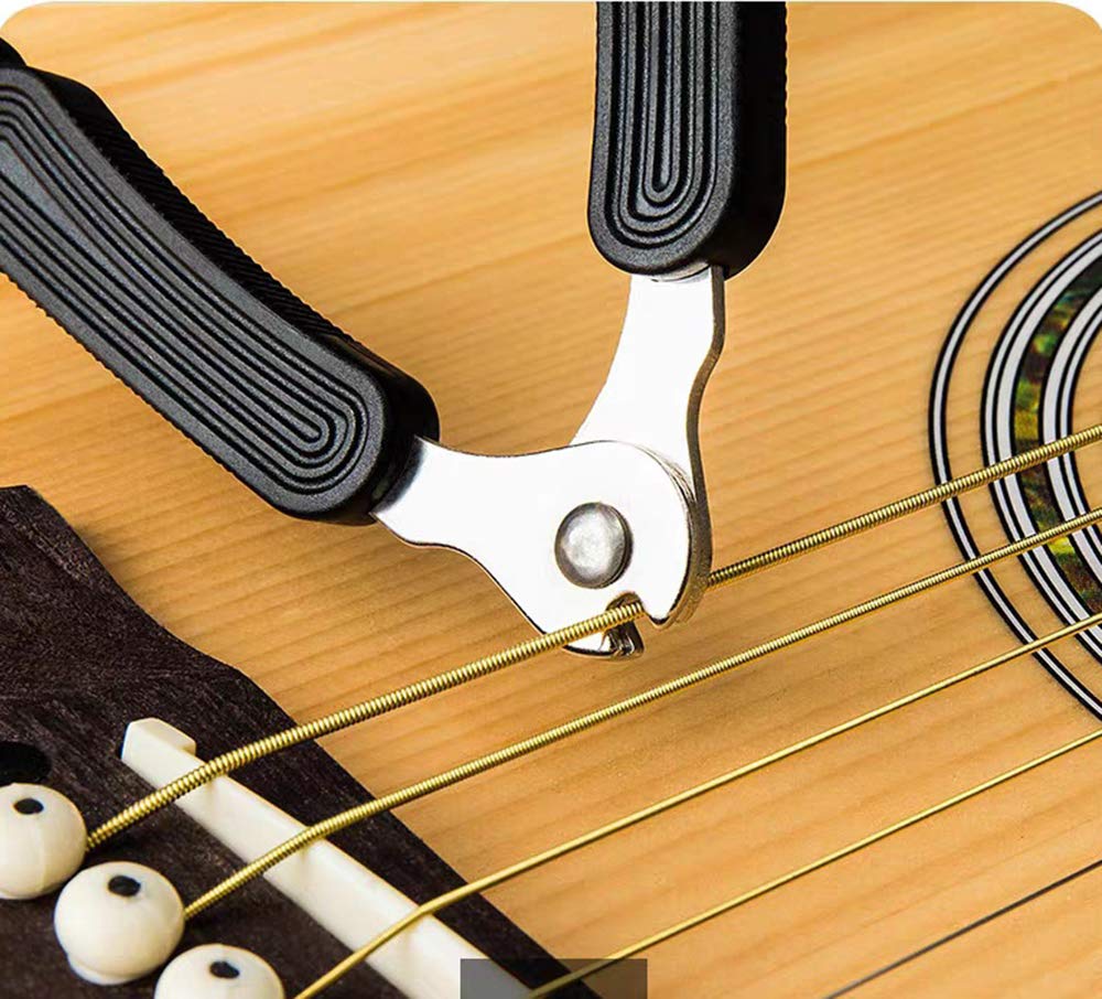 Guitar String Winder Cutter and Bridge Pin Puller 3 in 1 Guitar Tool For Repairing Restringing