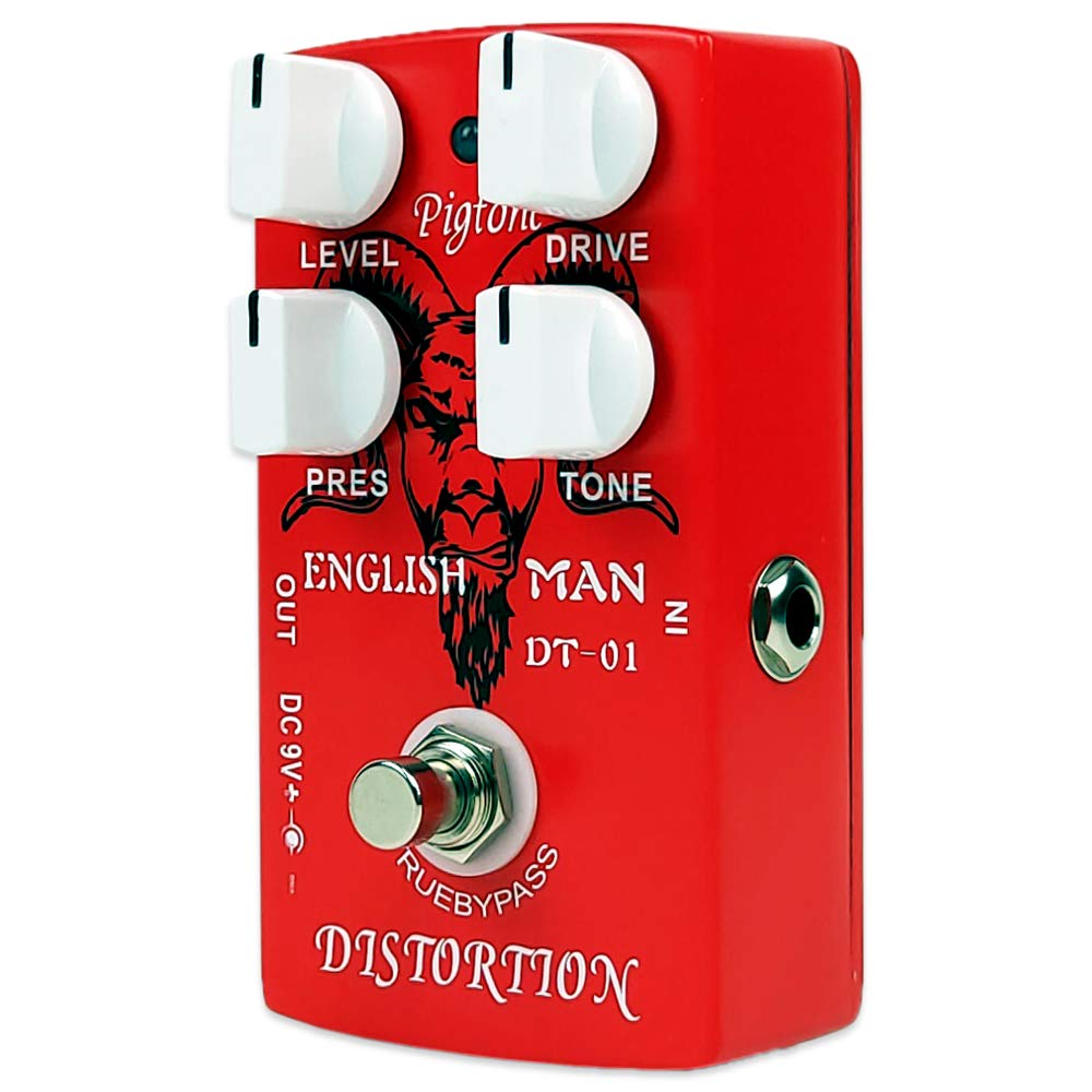 pigtone PP-29 Guitar Effect Pedal Octave Fuzz Analog DC 9V True Bypass