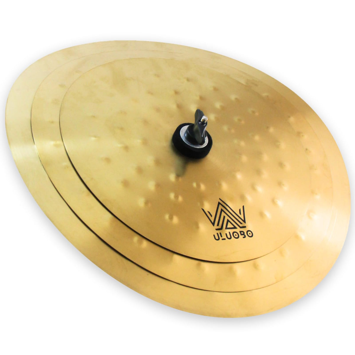 ULUOBO Clap Stack Cymbal, 3-Piece Cymbal Stack with Hammer Marks (11 ...