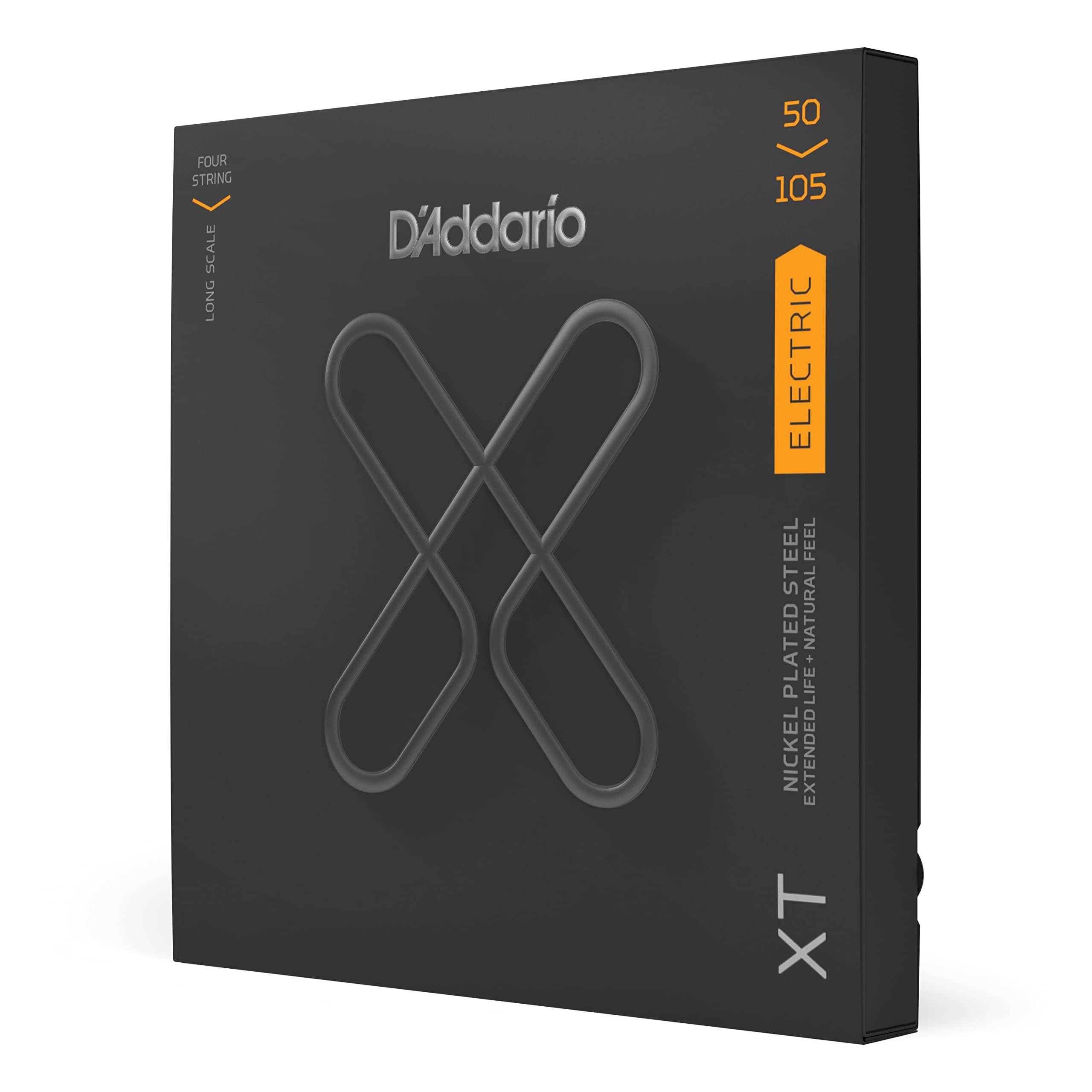 DAddario Xt Nickel Plated Steel Bass Guitar Strings, Medium, Long Scale, 50-105