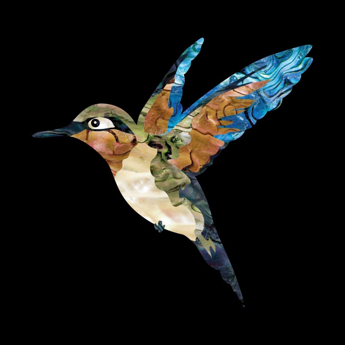 Jacamow Guitar And Bass Instrument Inlay Sticker Hummingbird