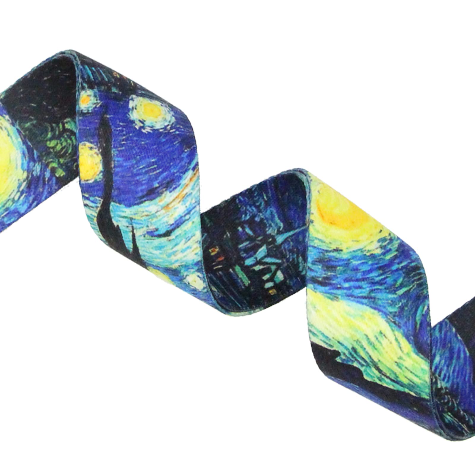 NeuSchwan Van Gogh Starry Night Guitar Strap, Includes 2 Silicone Strap Locks & Strap Button. Adjustable Guitar Straps for Elect
