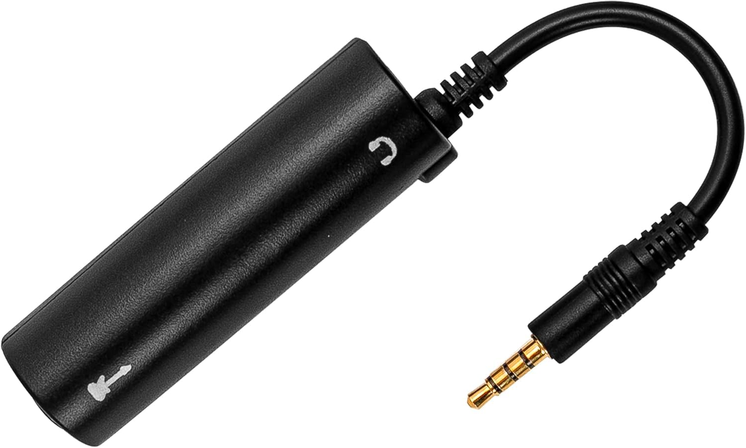 Kresal Guitar Interface Adapter, Guitar Effects Interface Guitar Interface Converter Replacement Adapter Black For Phone Guitar 