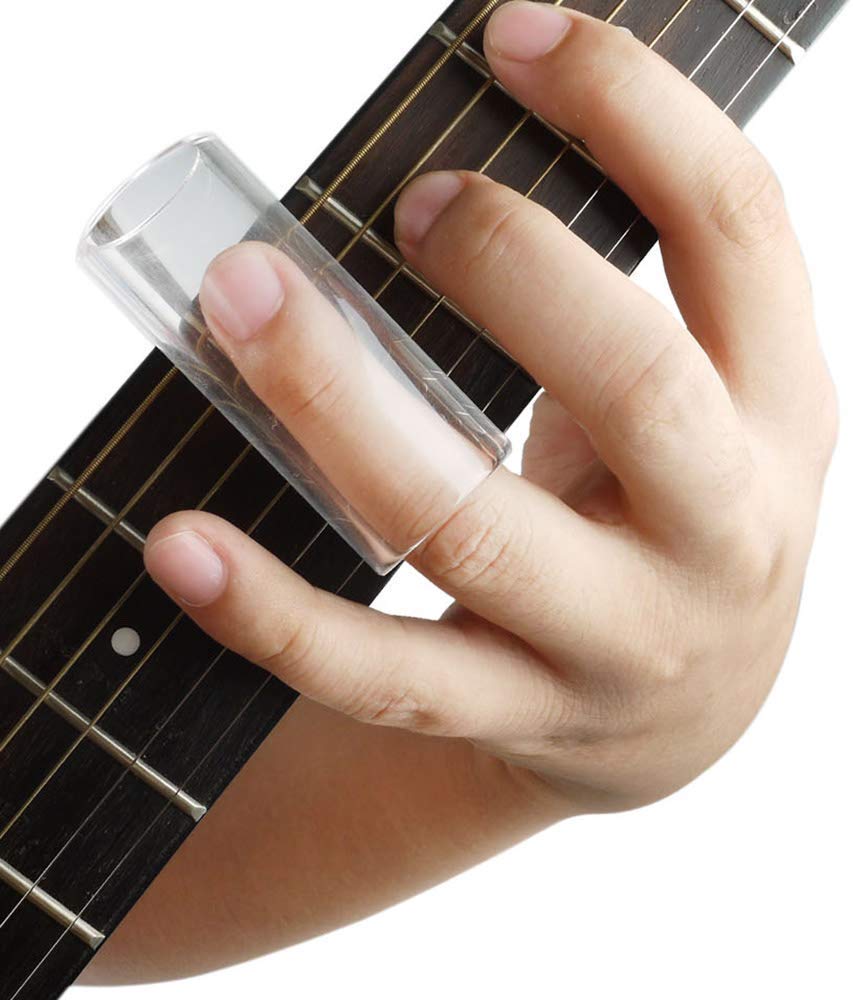 Mr.Power Guitar Slide Glass Finger Slider for Electric and Acoustic with Box (2 Pcs)