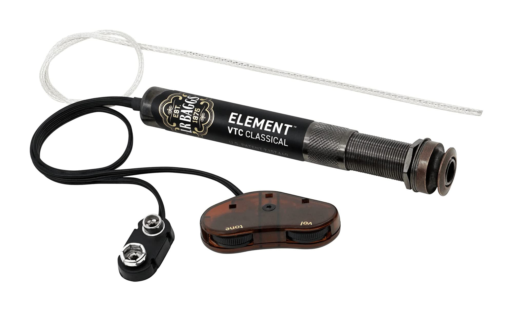 Lr Baggs Element Active System With Volume And Tone Control For Nylon String Guitar
