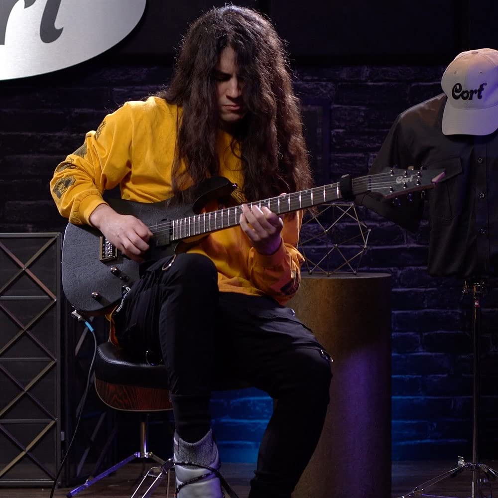 Cort B-001-1701-0 Electric Guitar Solid Body Open Pore Black