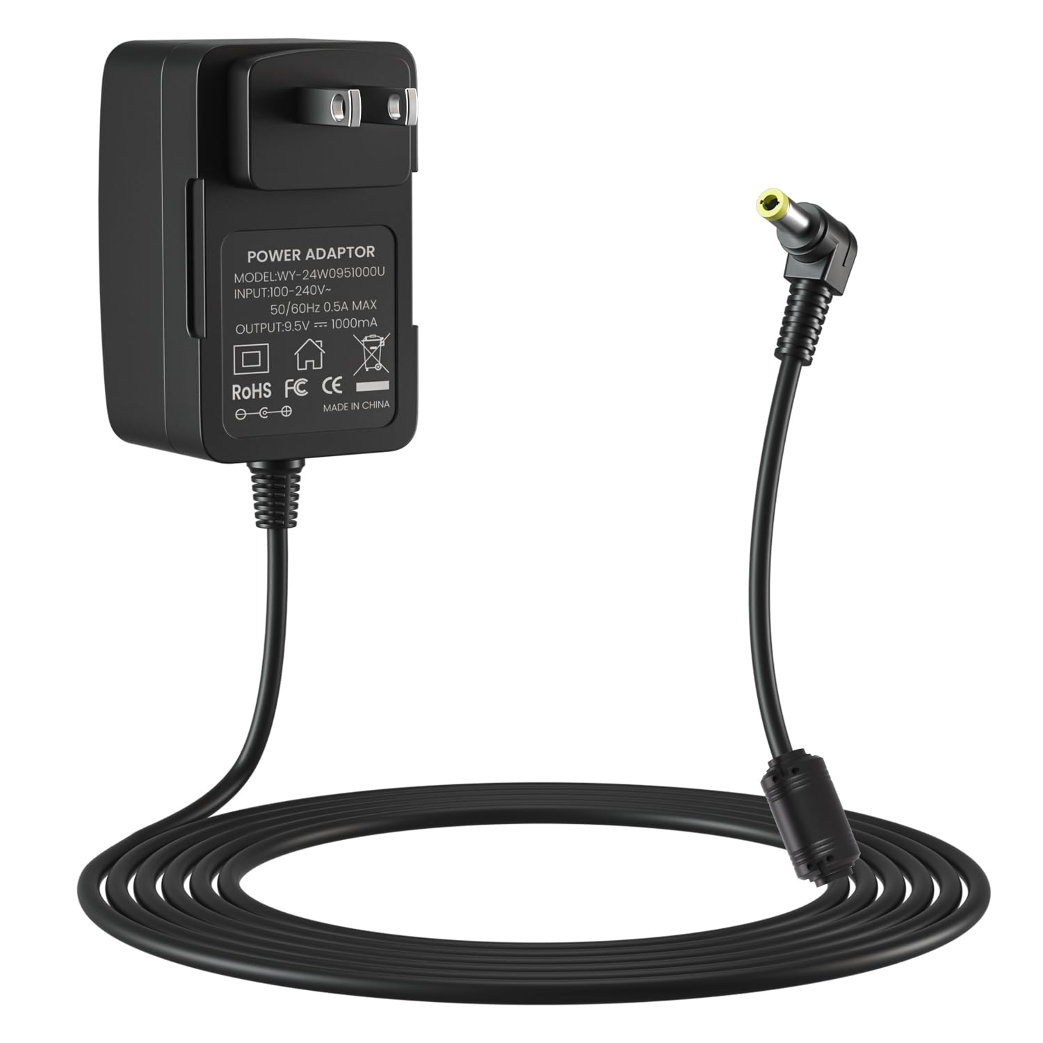 XXSZHY 9.5V AC/DC Adapter for Casio Power Supply Charger for Casio Piano Keyboard - Only Compatible for Listed Models (8.2 Ft Lo