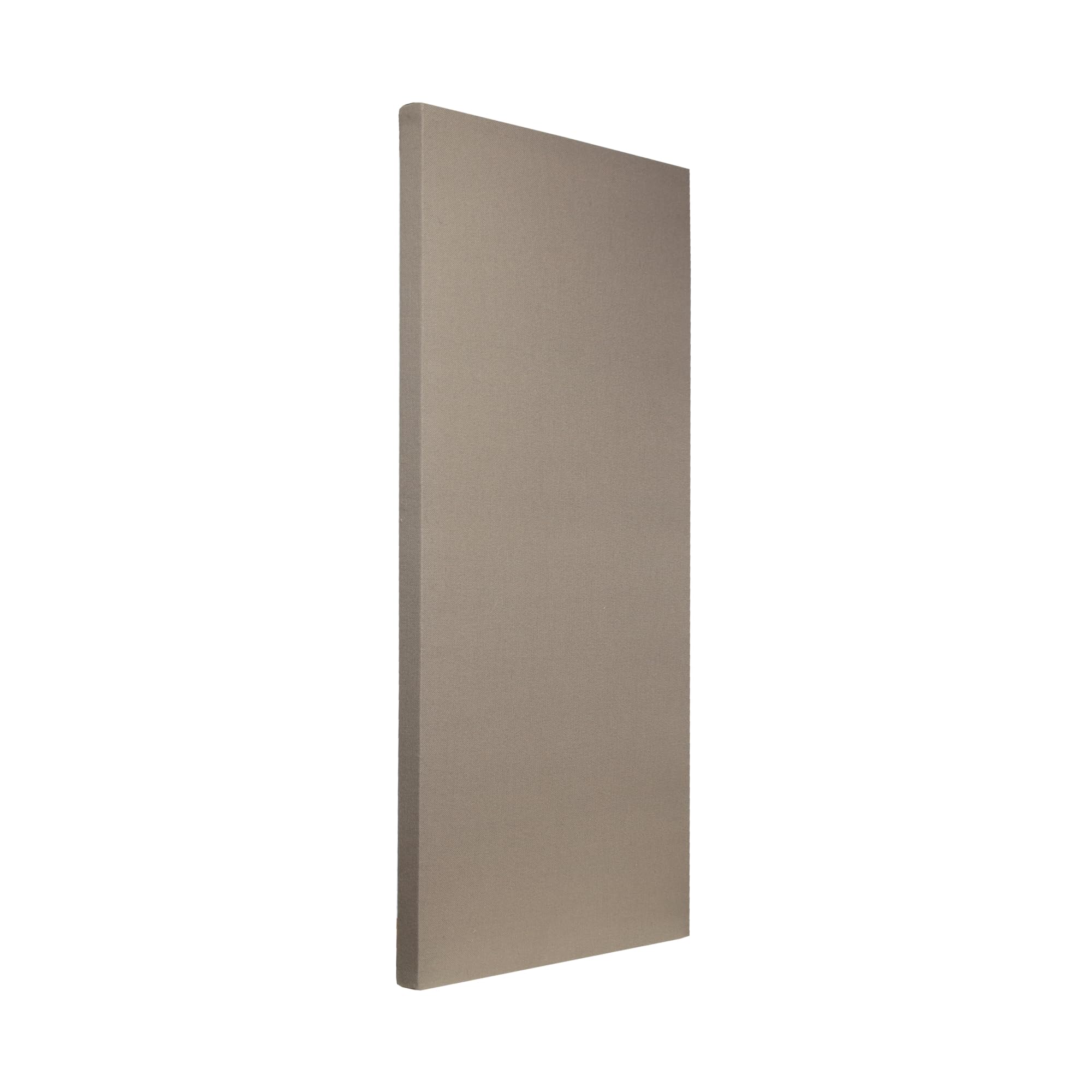 ATS Acoustics Sound Absorbing Acoustic Panel with Sona Fabric, NRC 1.0, Fire Rated, 24 x 48 x 2 (Latte)
