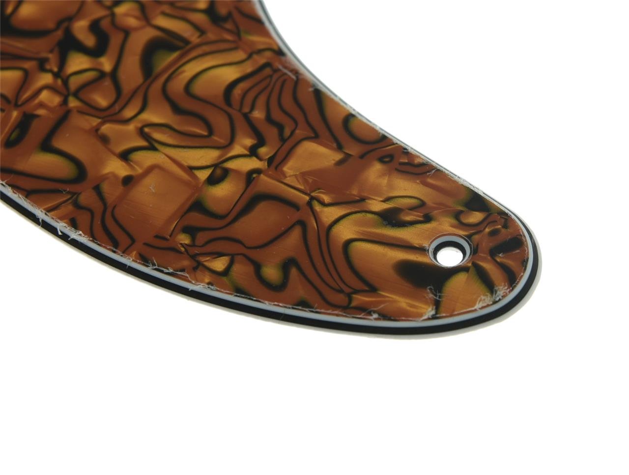KAISH American Vintage 5 Hole Tele Pickguard TL Guitar Pick Guard Scratch Plate for Tele/Telecaster Tiger Stripe
