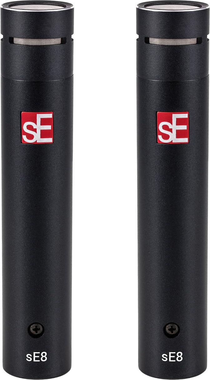 Se Electronics - Se8 Small Diaphragm Condenser Microphone With Mounting And Case, Factory Matched Pair
